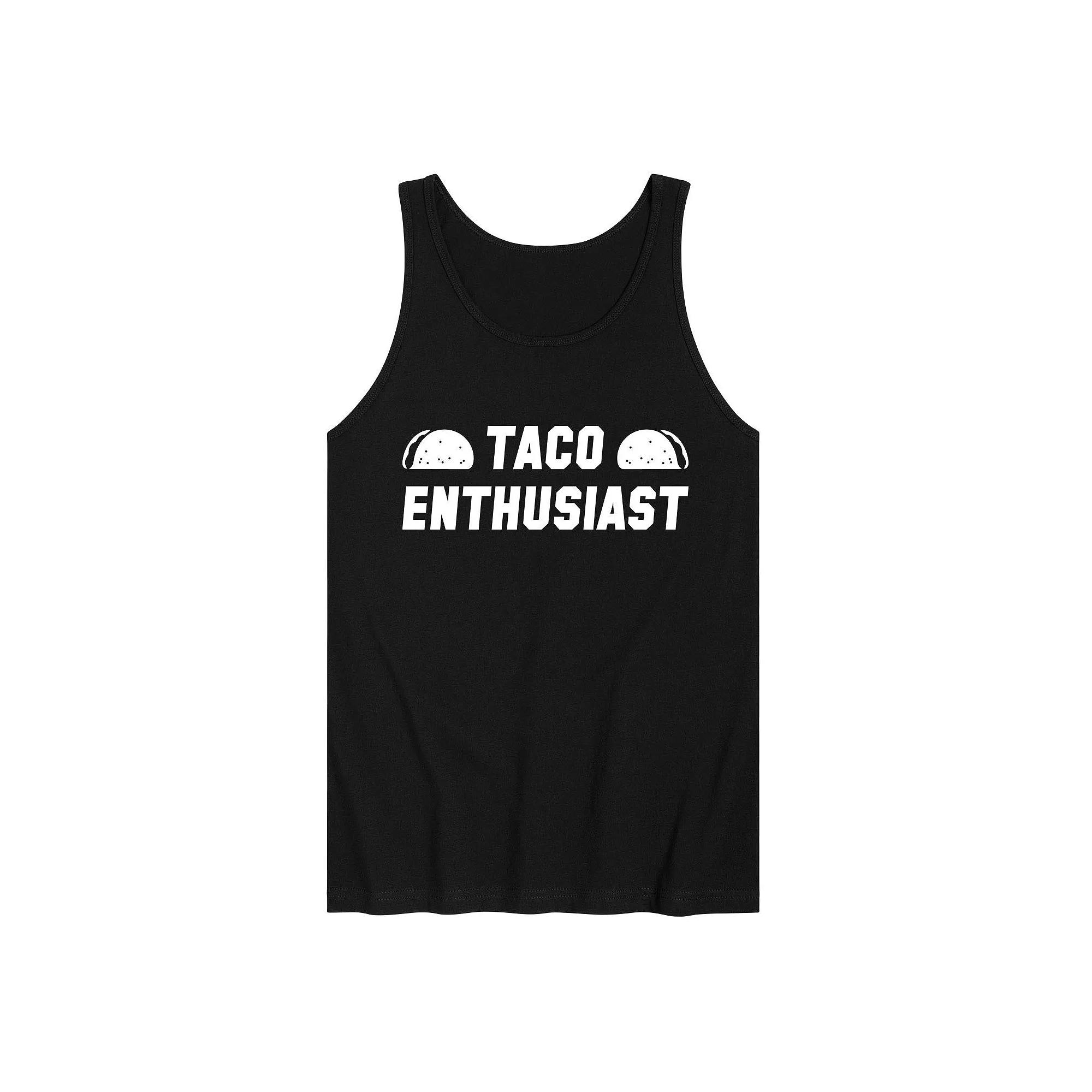 Men's Taco Enthusiast Graphic Tank Top,  Product Image