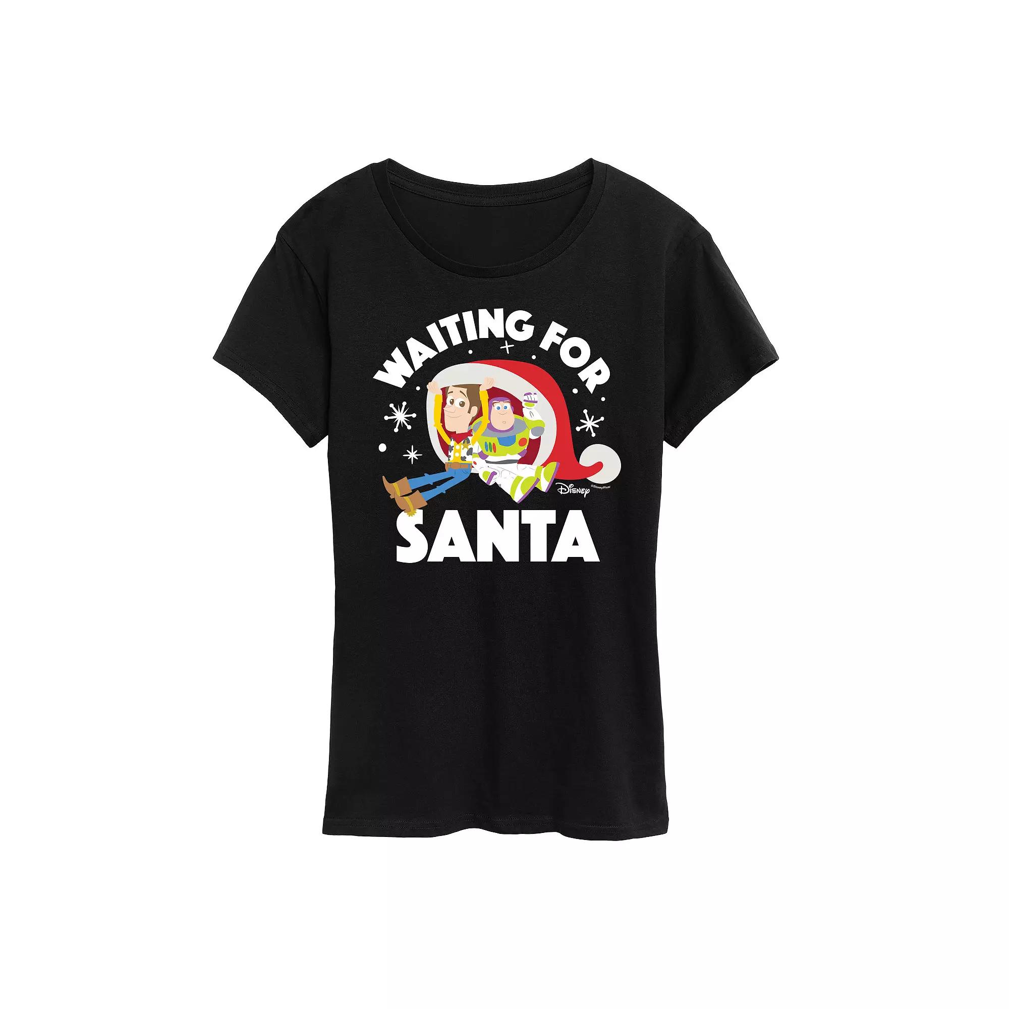 Disney / Pixar's Toy Story Women's Waiting For Santa Graphic Tee, Girl's,  Product Image