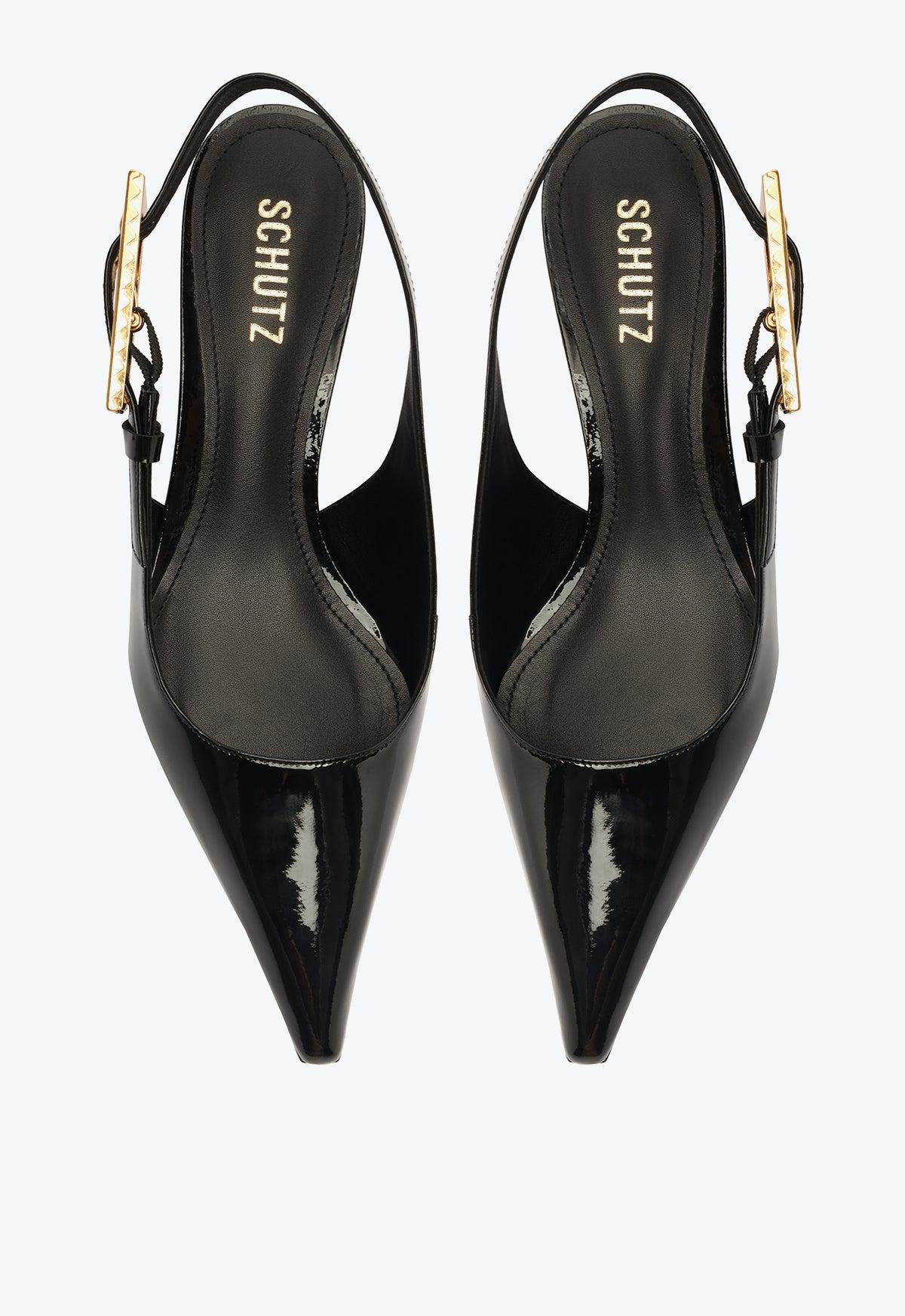 Ciara Mid Patent Leather Pump Product Image