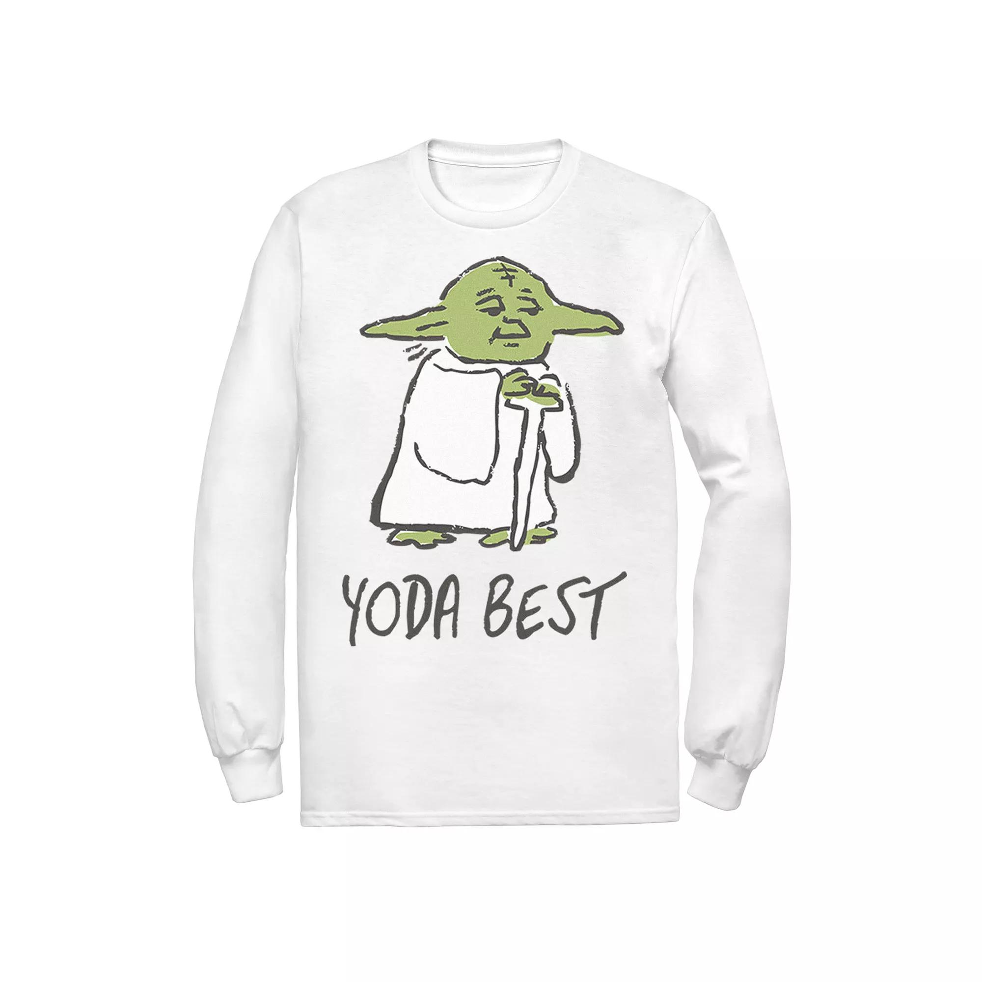 Men's Star Wars Yoda Best Portrait Sketch Tee,  Product Image