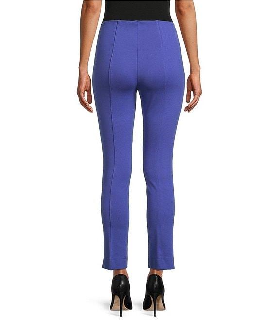 Slim Factor by Investments Coordinating Stretch Ponte Knit Ankle Skinny Pants Product Image