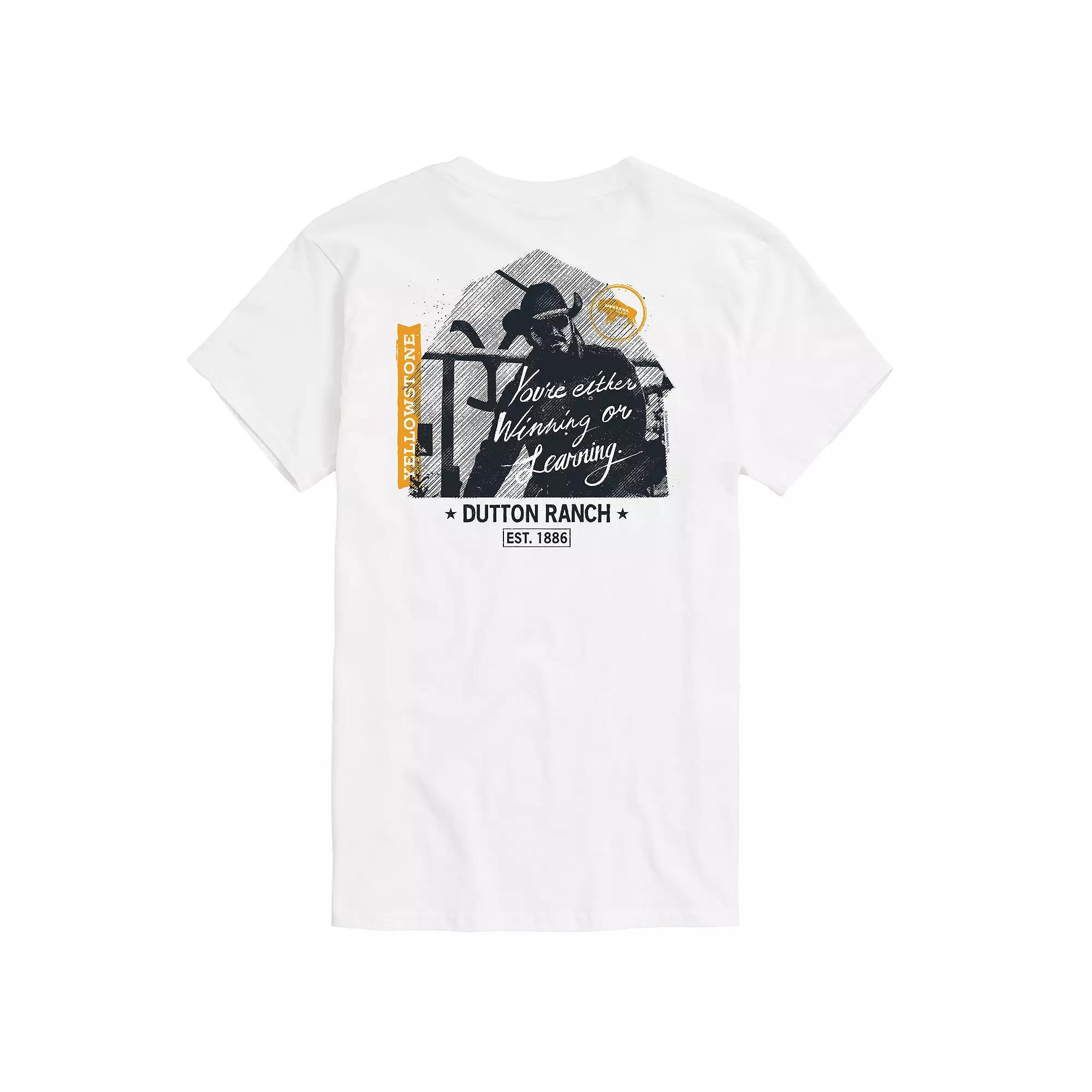 Big & Tall Yellowstone Winning or Learning Graphic Tee, Men's,  Product Image