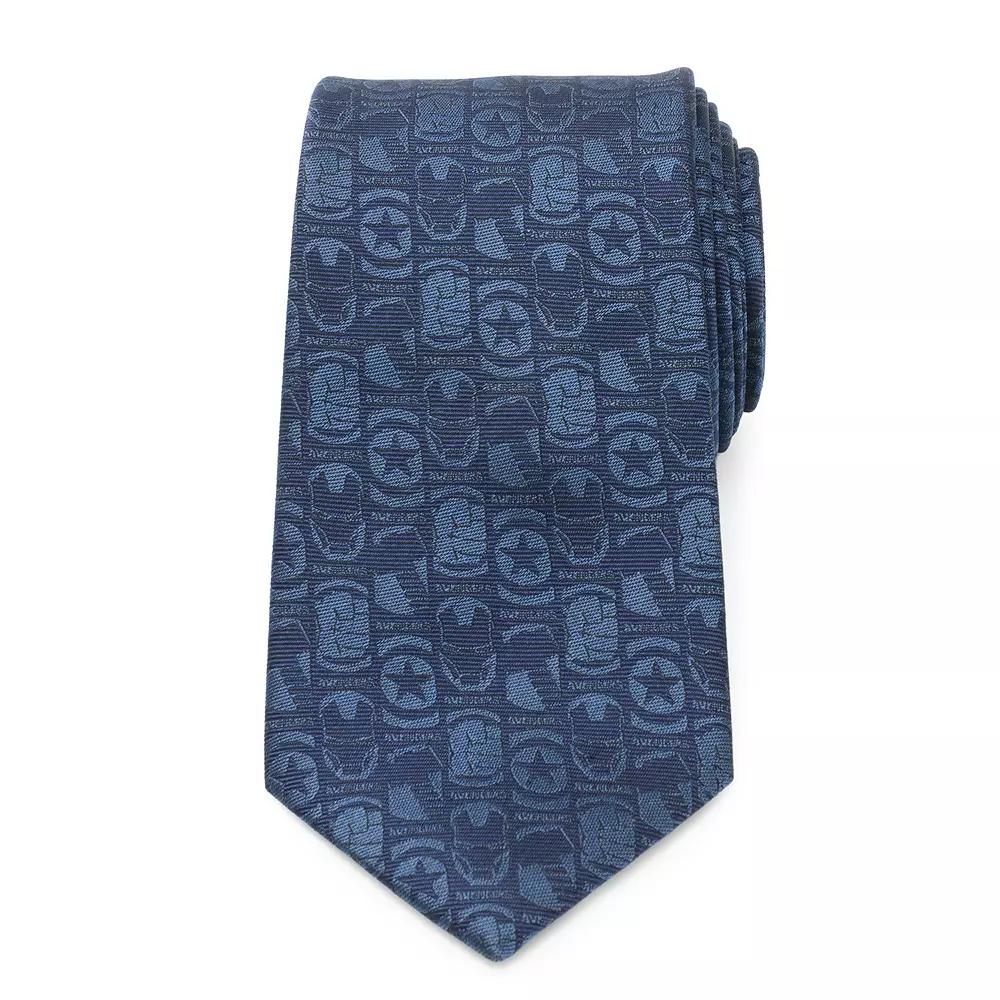 Men's Marvel Characters Tie, Avengers Blue Product Image
