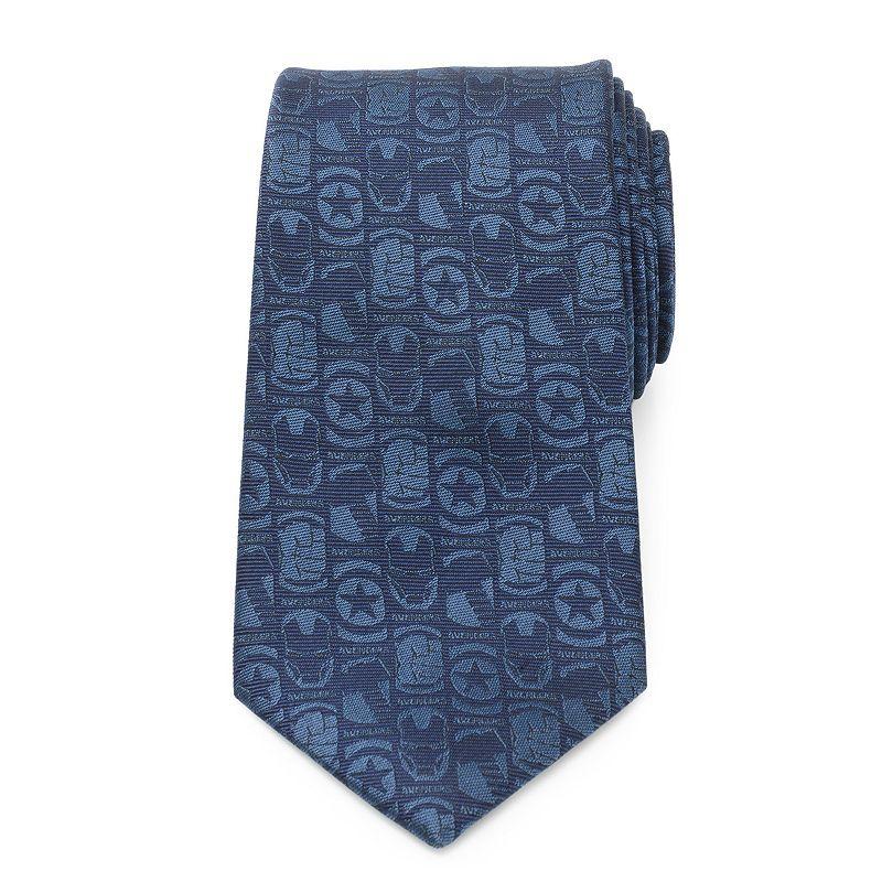 Men's Marvel Characters Tie, Avengers Blue Product Image