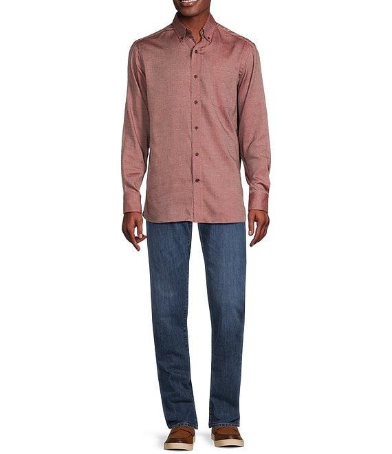Cremieux Blue Label Solid Long Sleeve Woven Shirt Product Image