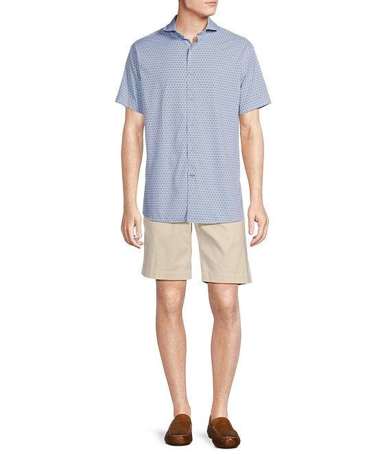 Daniel Cremieux Signature Label Stretch Printed Short Sleeve Woven Shirt Product Image