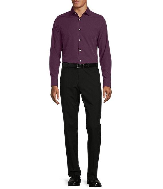 Murano Big & Tall Slim Fit Performance Stretch Long Sleeve Woven Shirt Product Image