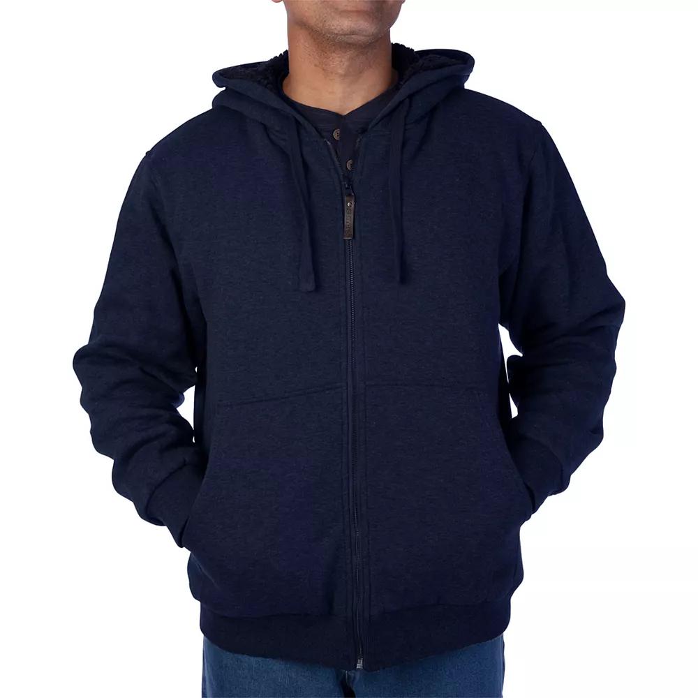 Men's Smith's Workwear Sherpa-Lined Fleece Jacket,  Product Image