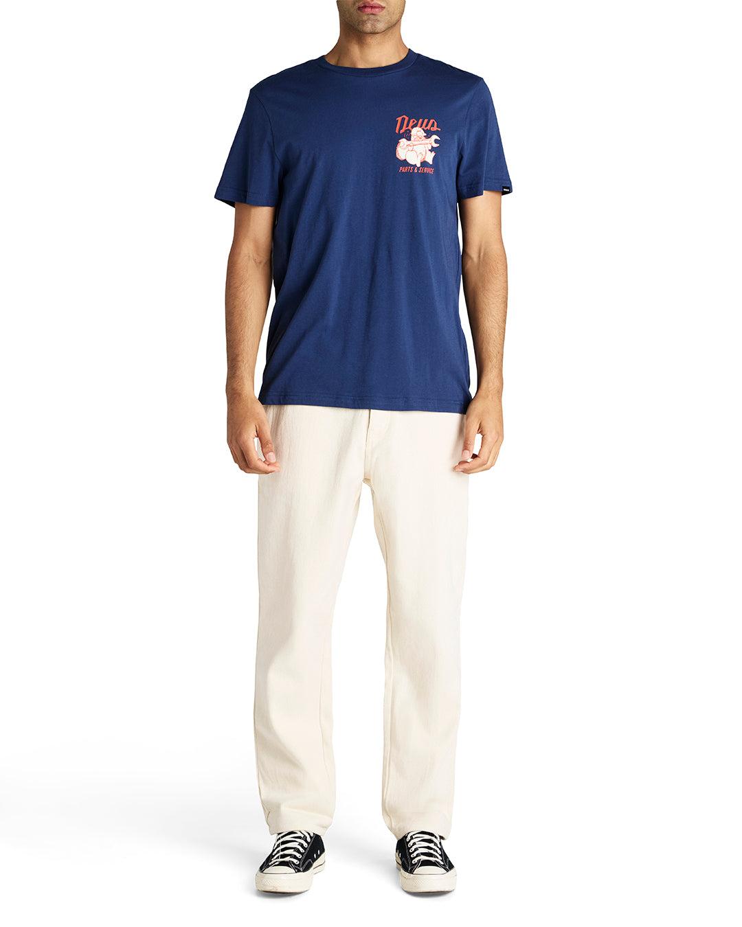 Overbite Tee - Mechanic Blue Product Image