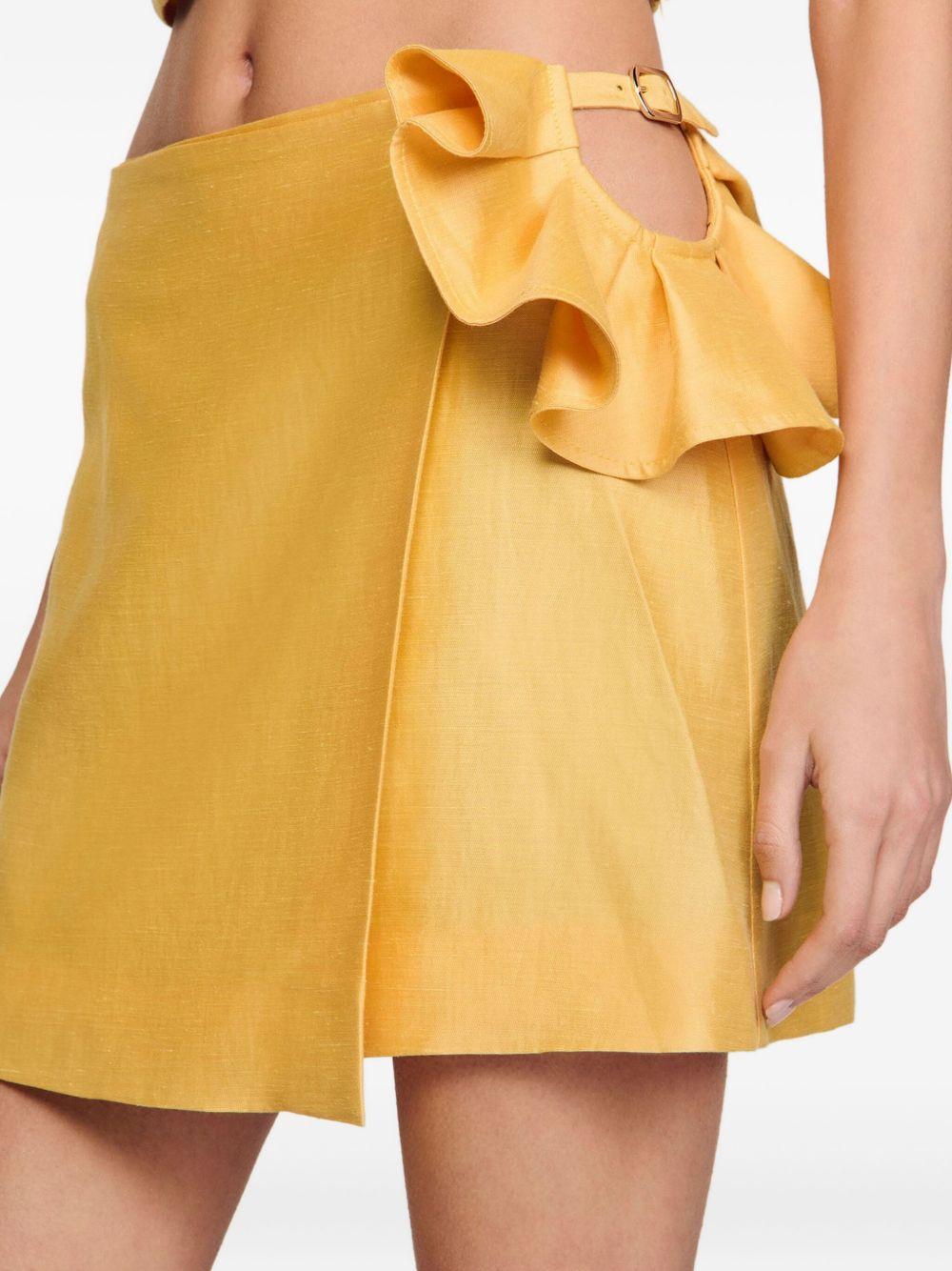 ruffle-detailing mini skirt  Product Image