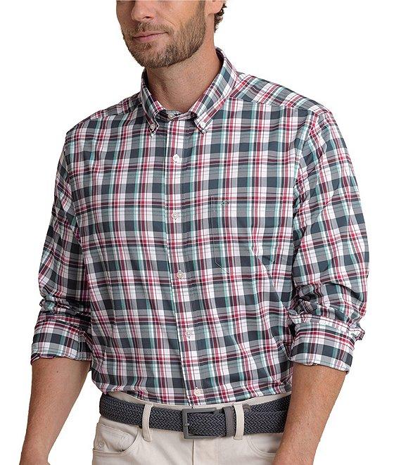 Southern Tide Brrr° Performance Stretch Summerton Plaid Long Sleeve Woven Shirt Product Image