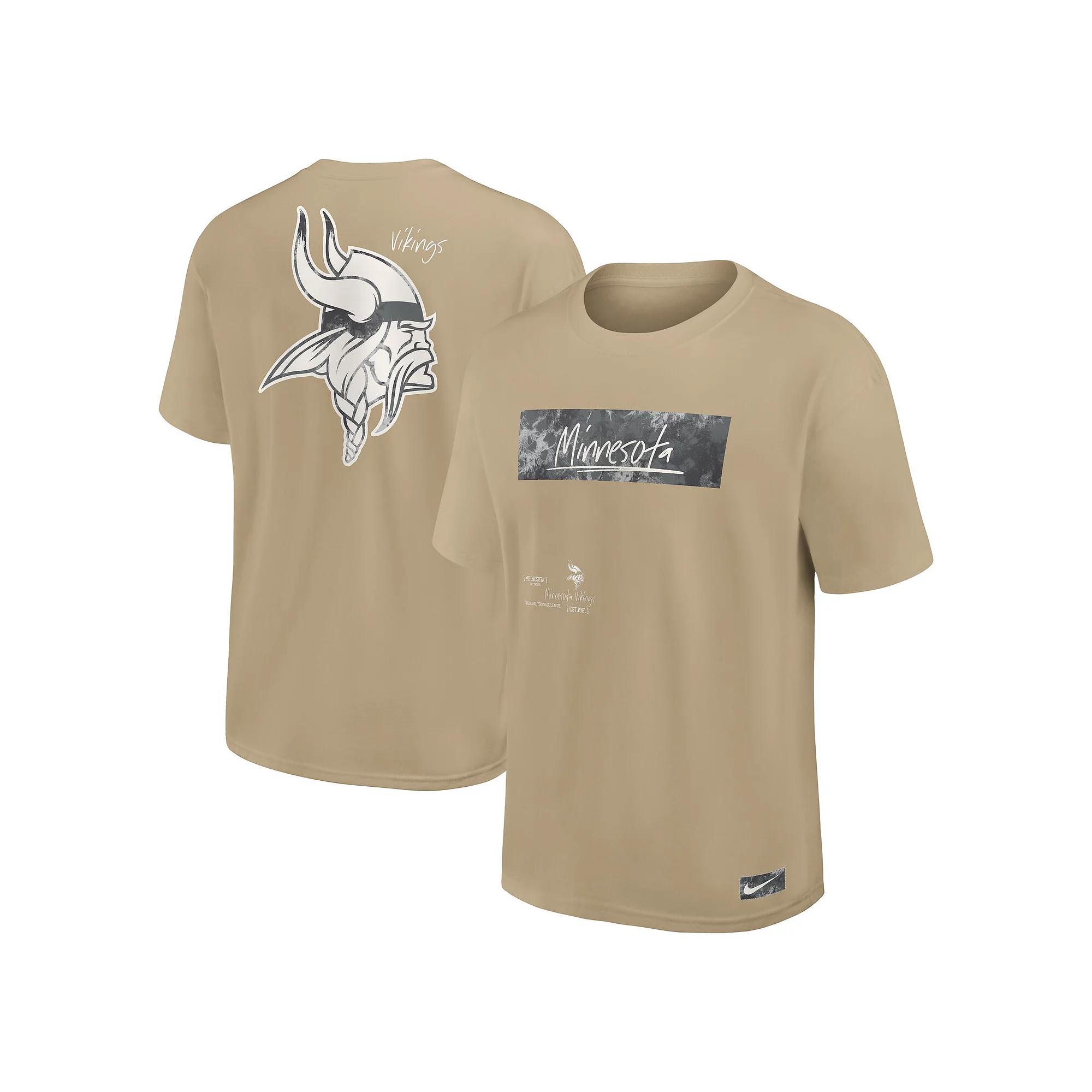Men's Nike Tan Minnesota Vikings Statement Max90 T-Shirt, Size: 3XL, Team Product Image