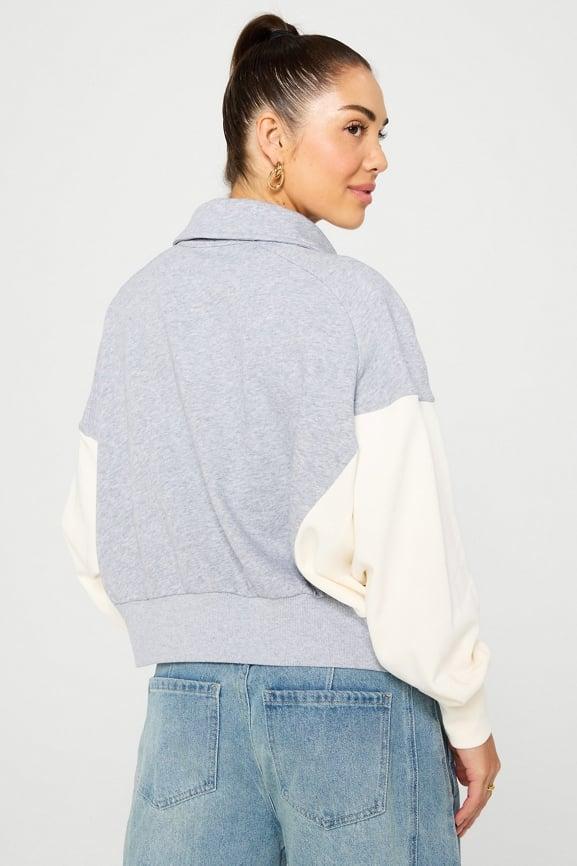 Year Round Terry Snap Front Sweatshirt Product Image