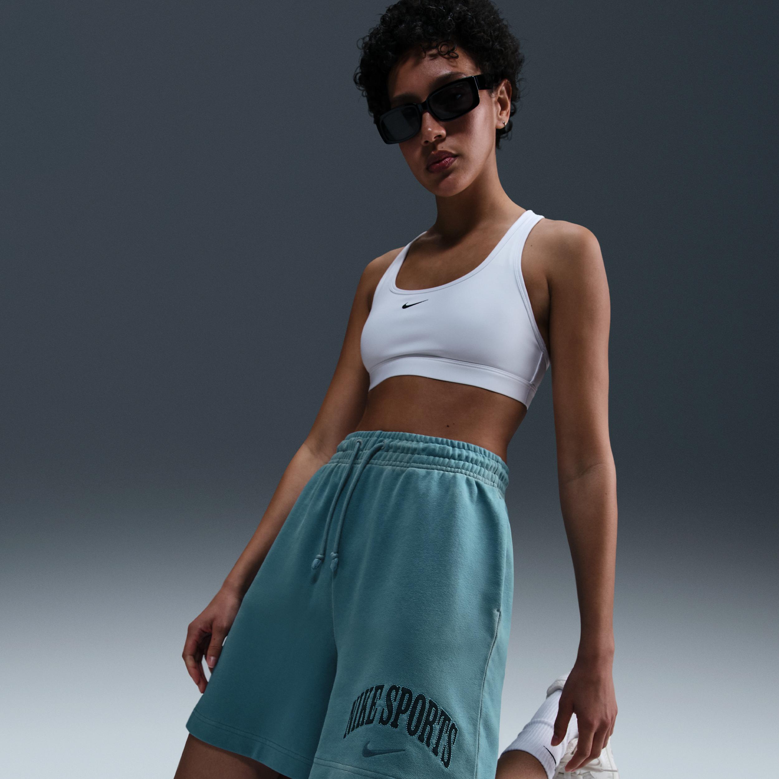Womens Nike Sportswear Phoenix Fleece High-Waisted French Terry Shorts | HJ1269-006 Product Image