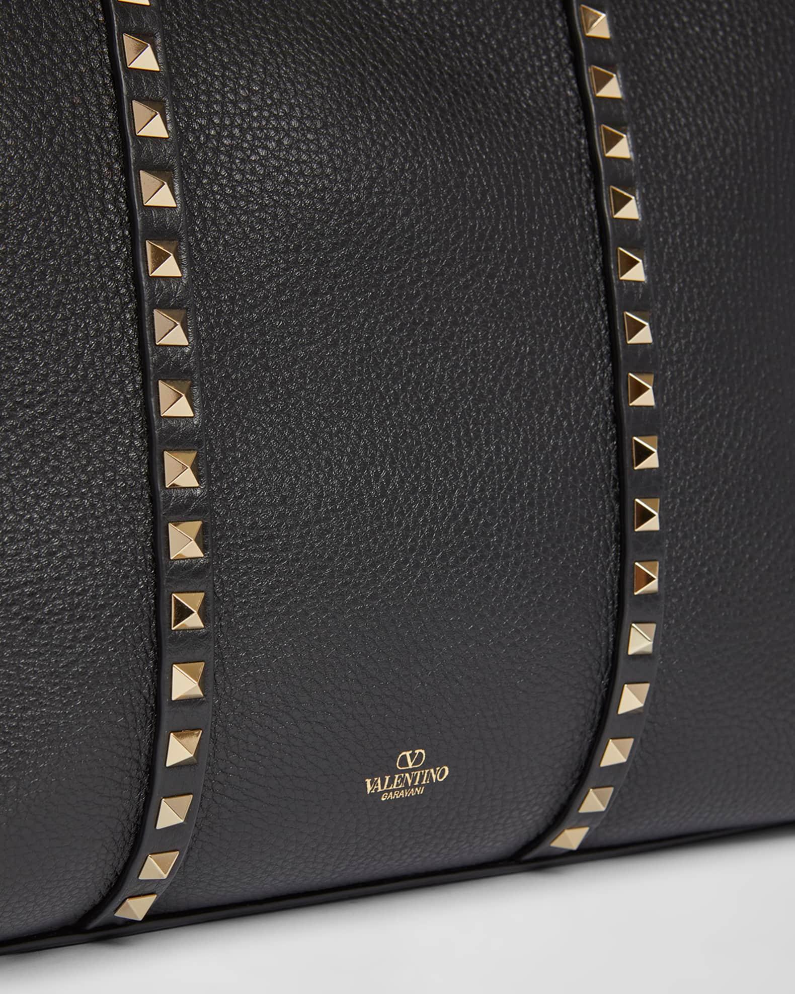 Rockstud Medium Leather Tote Bag Product Image