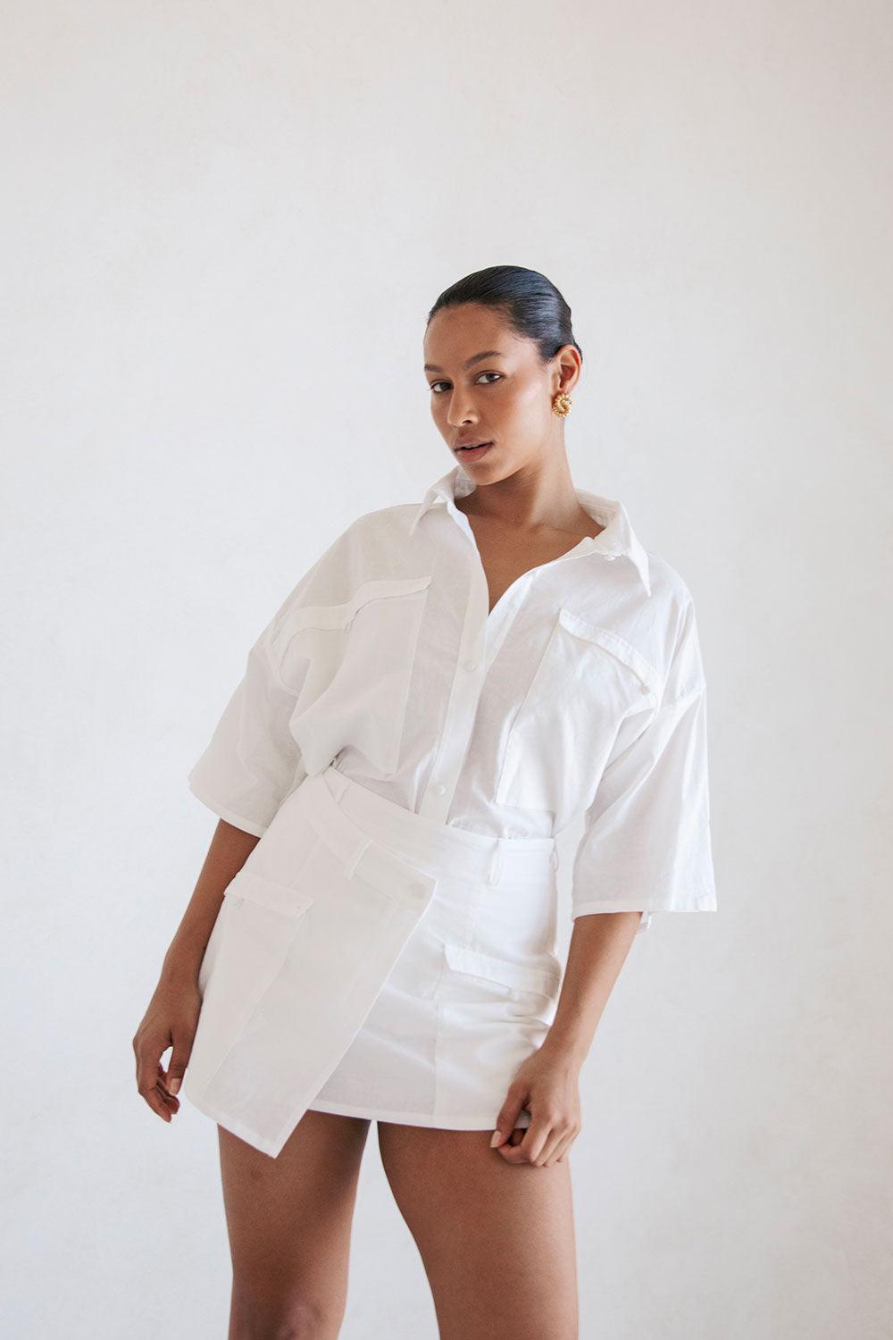 Paige Skort - White Product Image