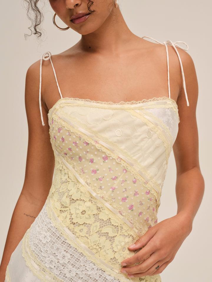 Abigail Maxi Dress — Yellow Product Image