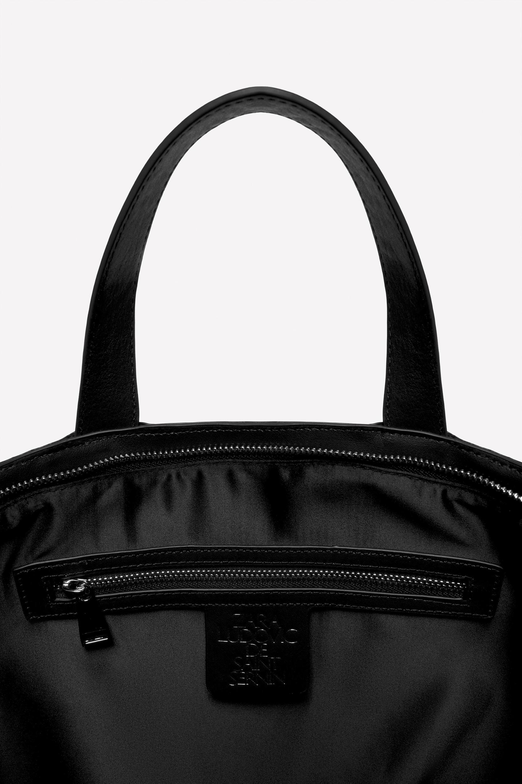 LUDOVIC DE SAINT SERNIN x ZARA LEATHER SHOPPER BAG Product Image