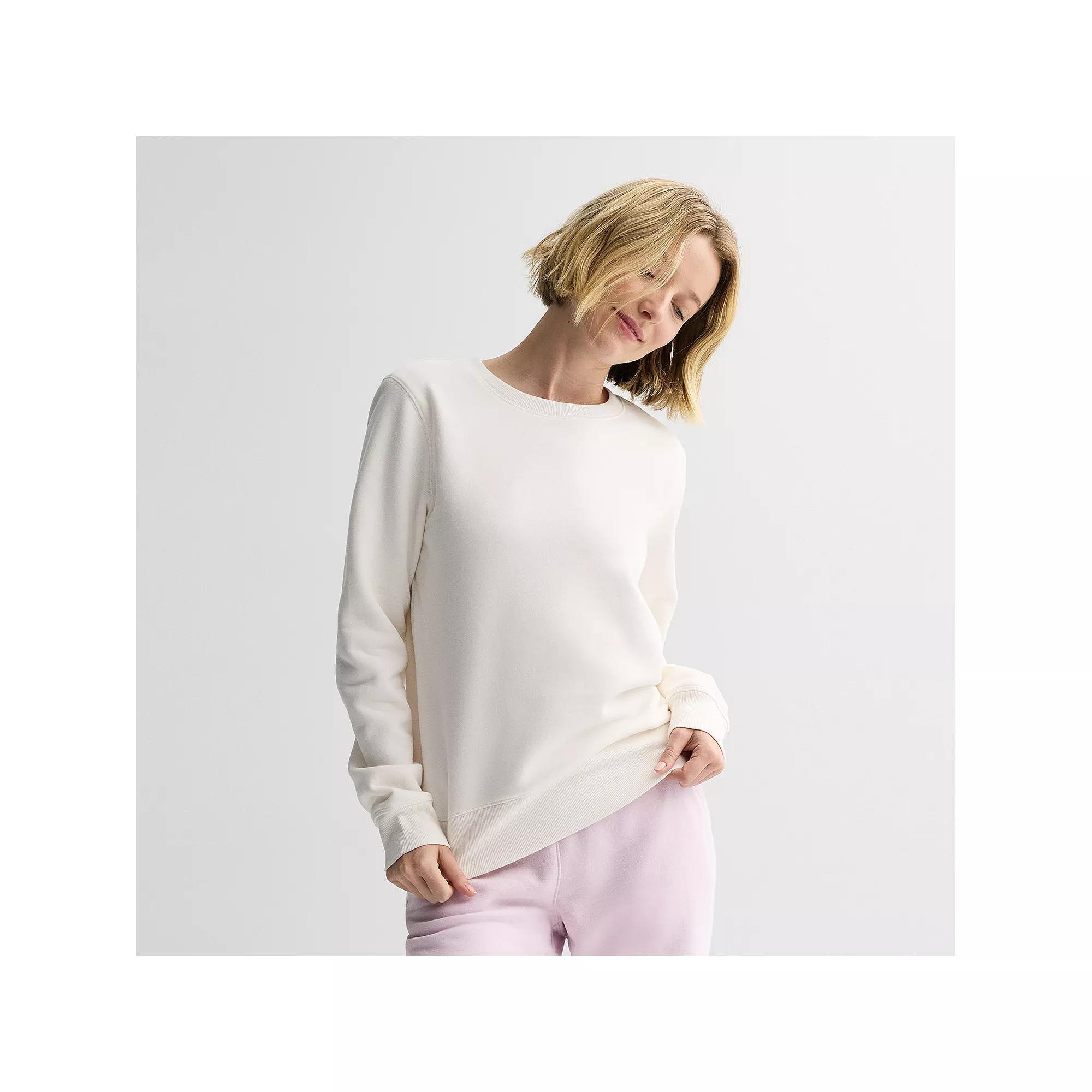 Women's Tek Gear® Ultrasoft Fleece Crewneck Sweatshirt,  Product Image
