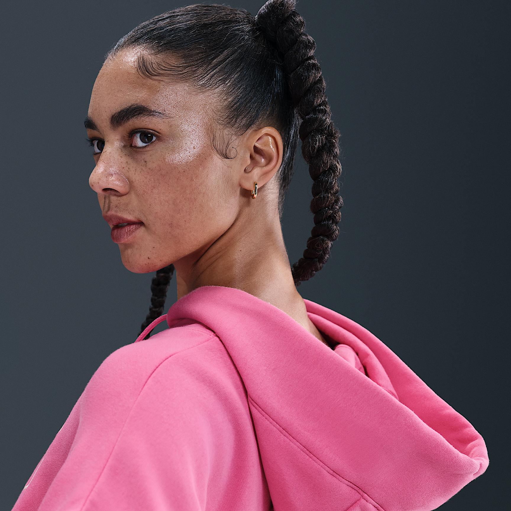 Womens Nike Sportswear Phoenix Fleece Over-Oversized Hoodie | HQ2980-684 Product Image