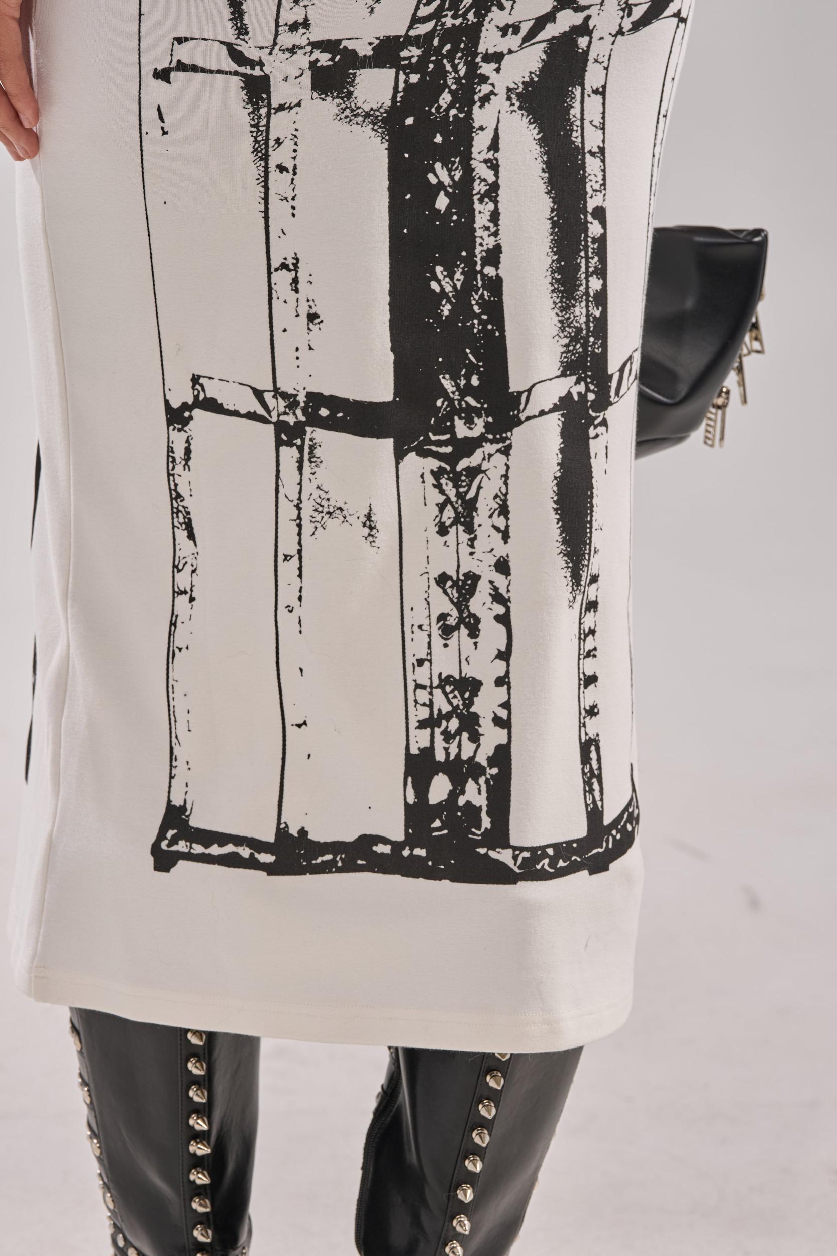 BREAK FREE PRINTED MIDI DRESS Product Image