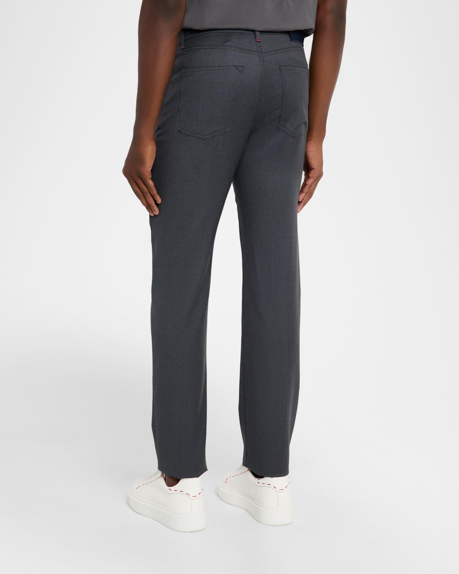 Men's Wool Straight Fit Five-Pocket Pants Product Image