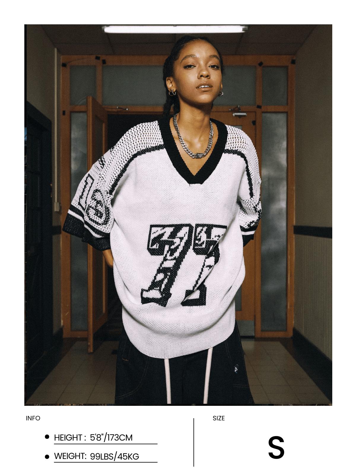 Aelfric Eden 77 V-Neck Knit Tee Product Image