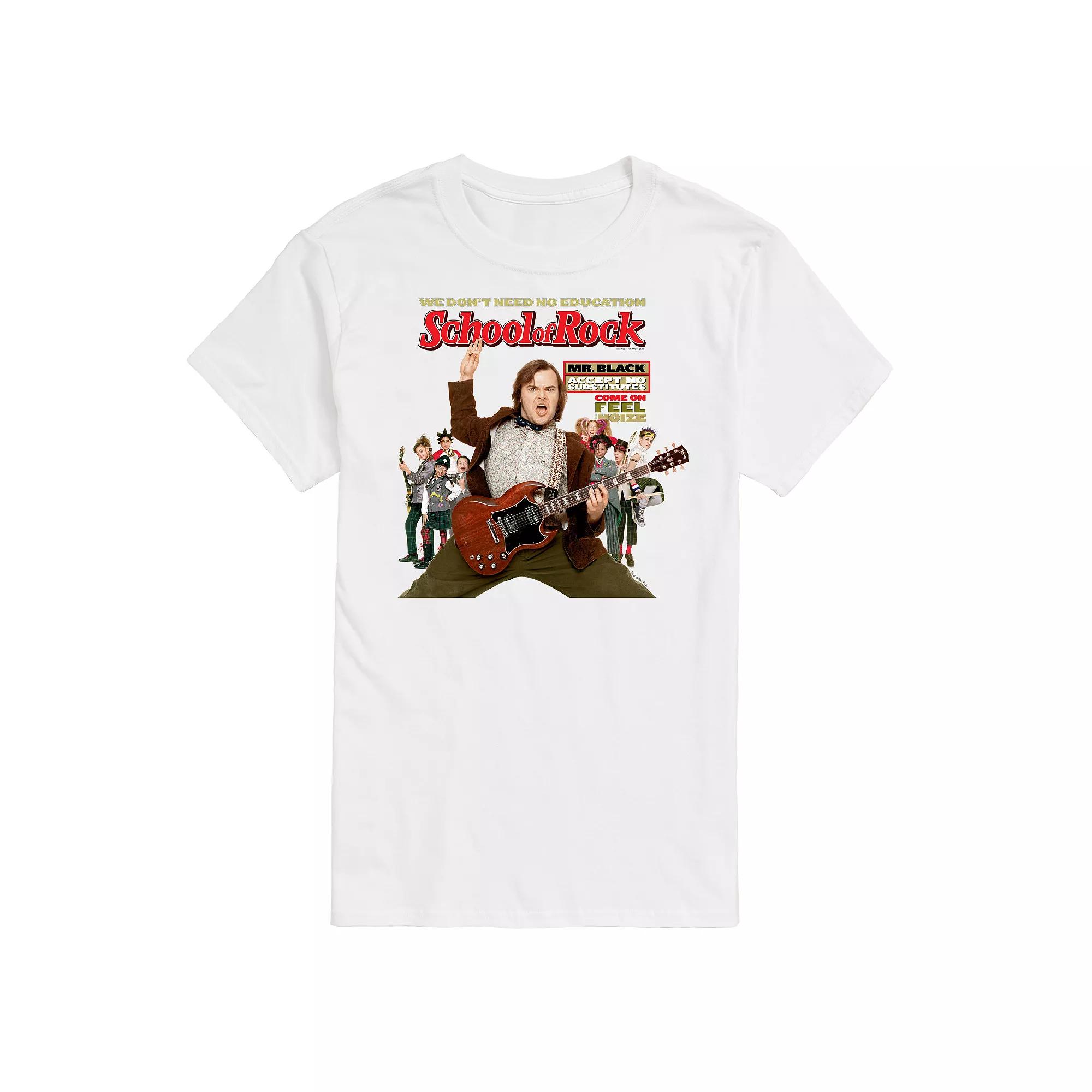 Big & Tall School of Rock Cover Graphic Tee, Men's,  Product Image