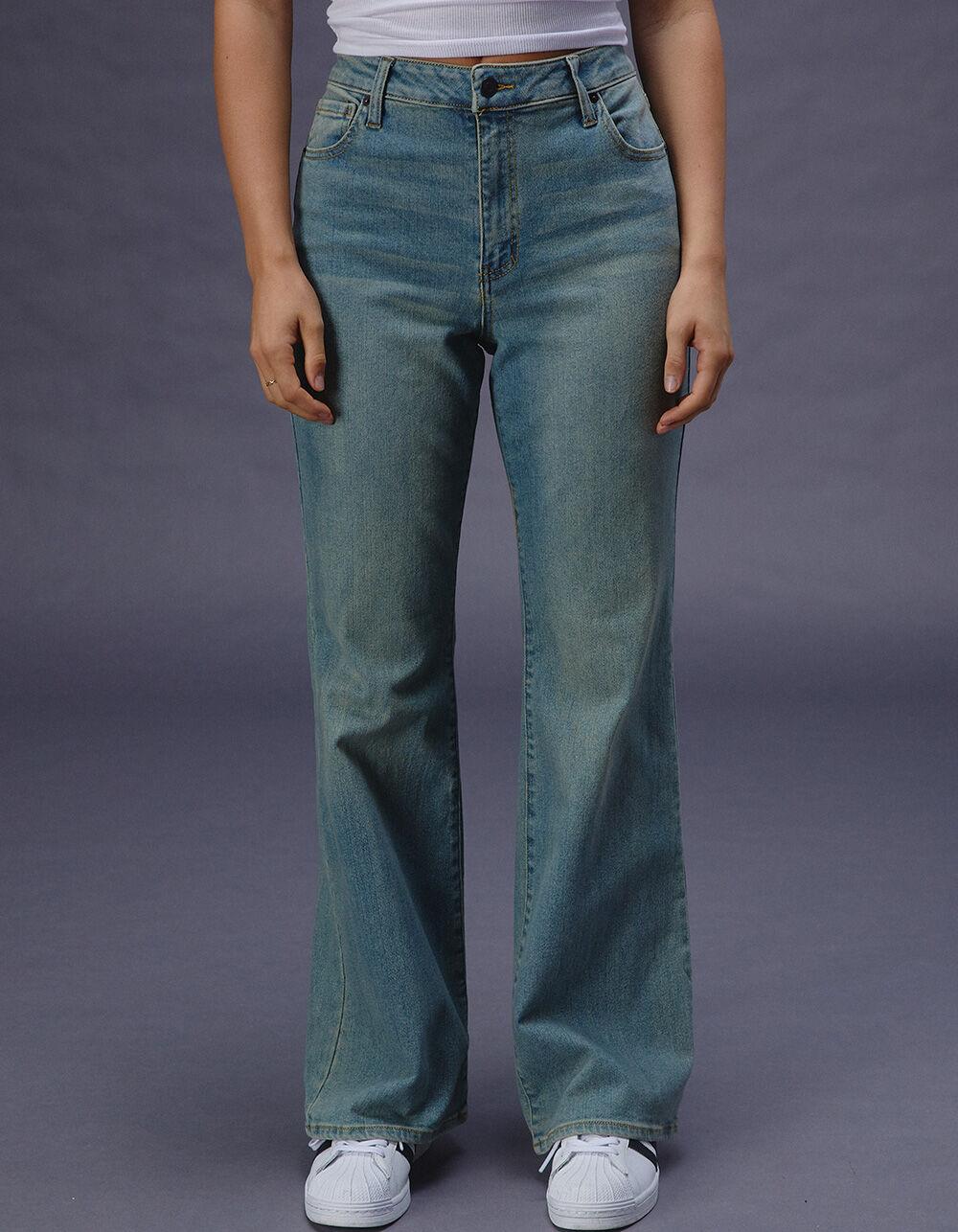 RSQ Womens High Rise Flare Jeans - MEDIUM WASH Product Image