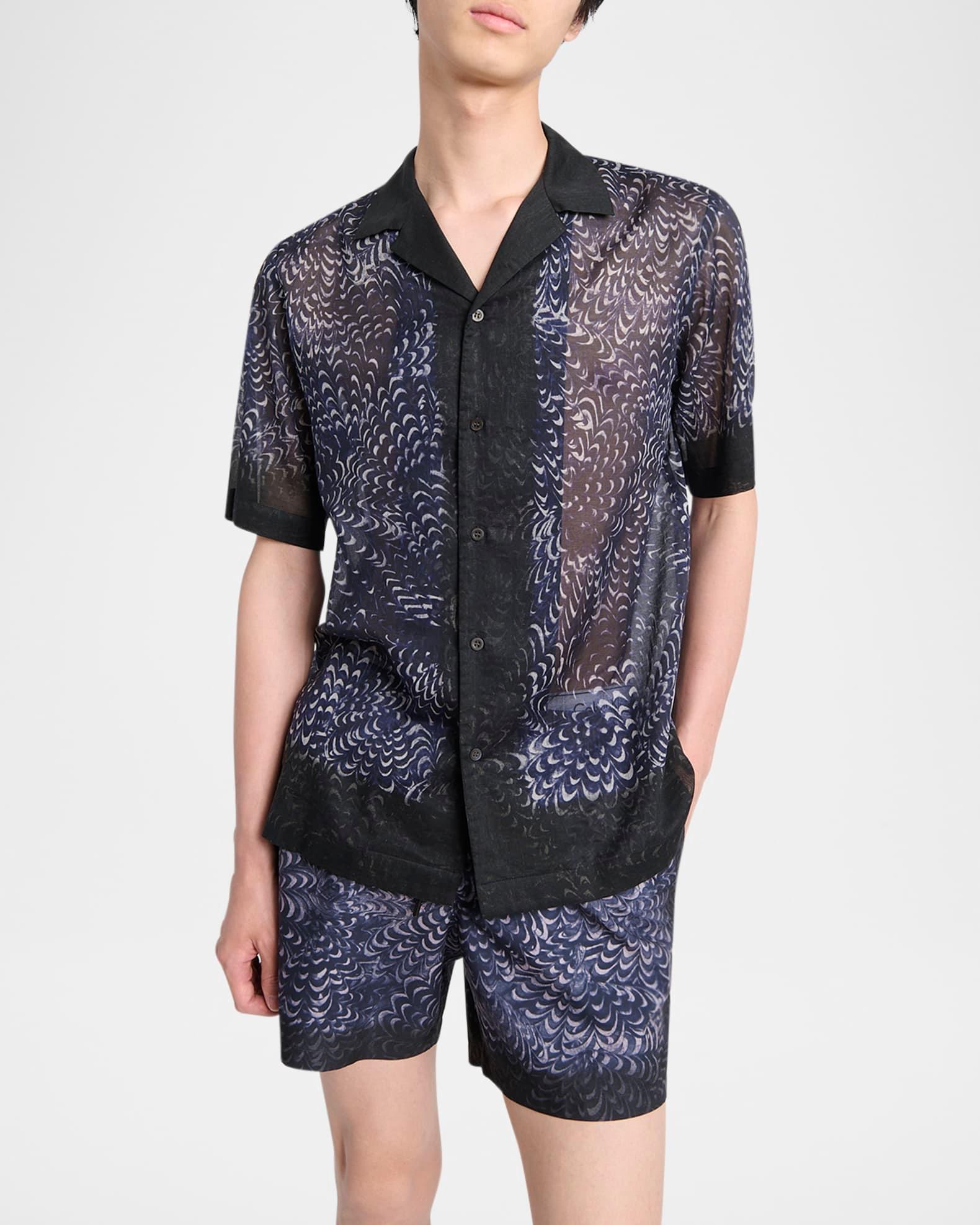 Men's Carltone Semi-Sheer Camp Shirt Product Image
