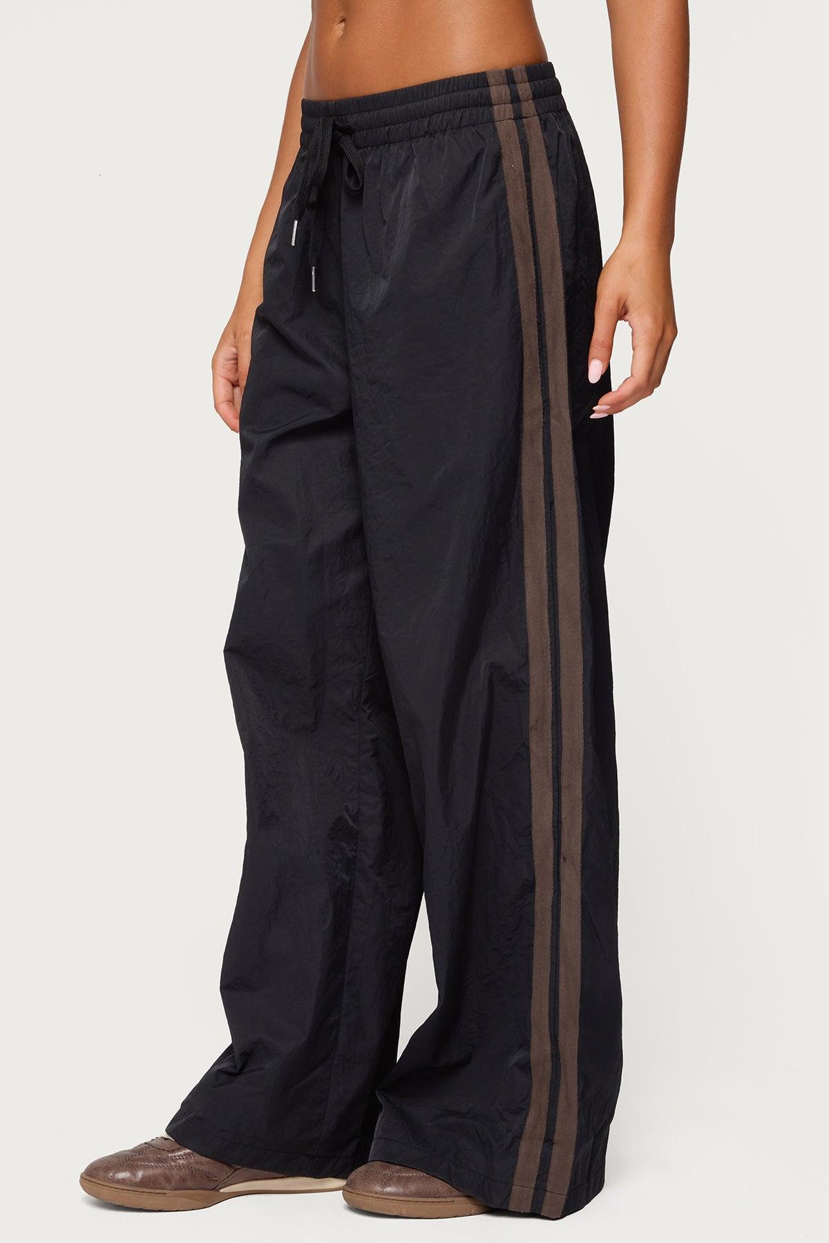 Kieran Stripey Nylon Track Pants Product Image