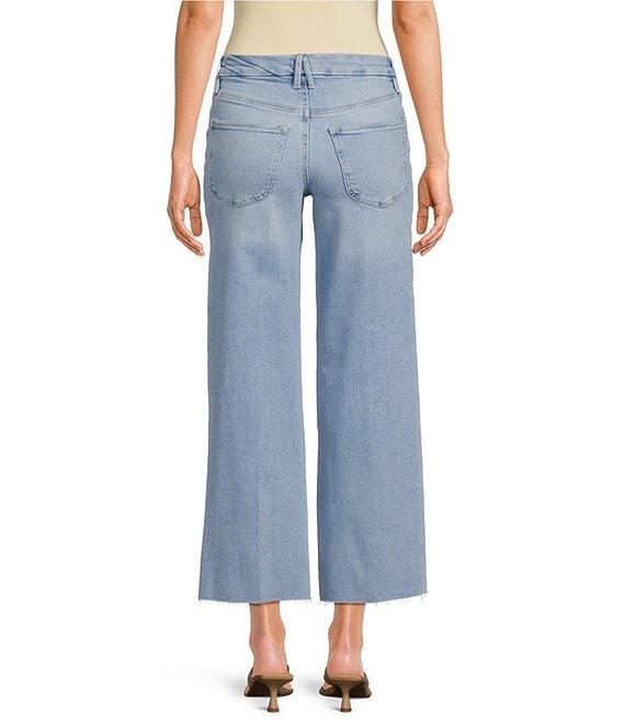 Good American Good Waist Palazzo Light Compression High Rise Crop Jeans Product Image