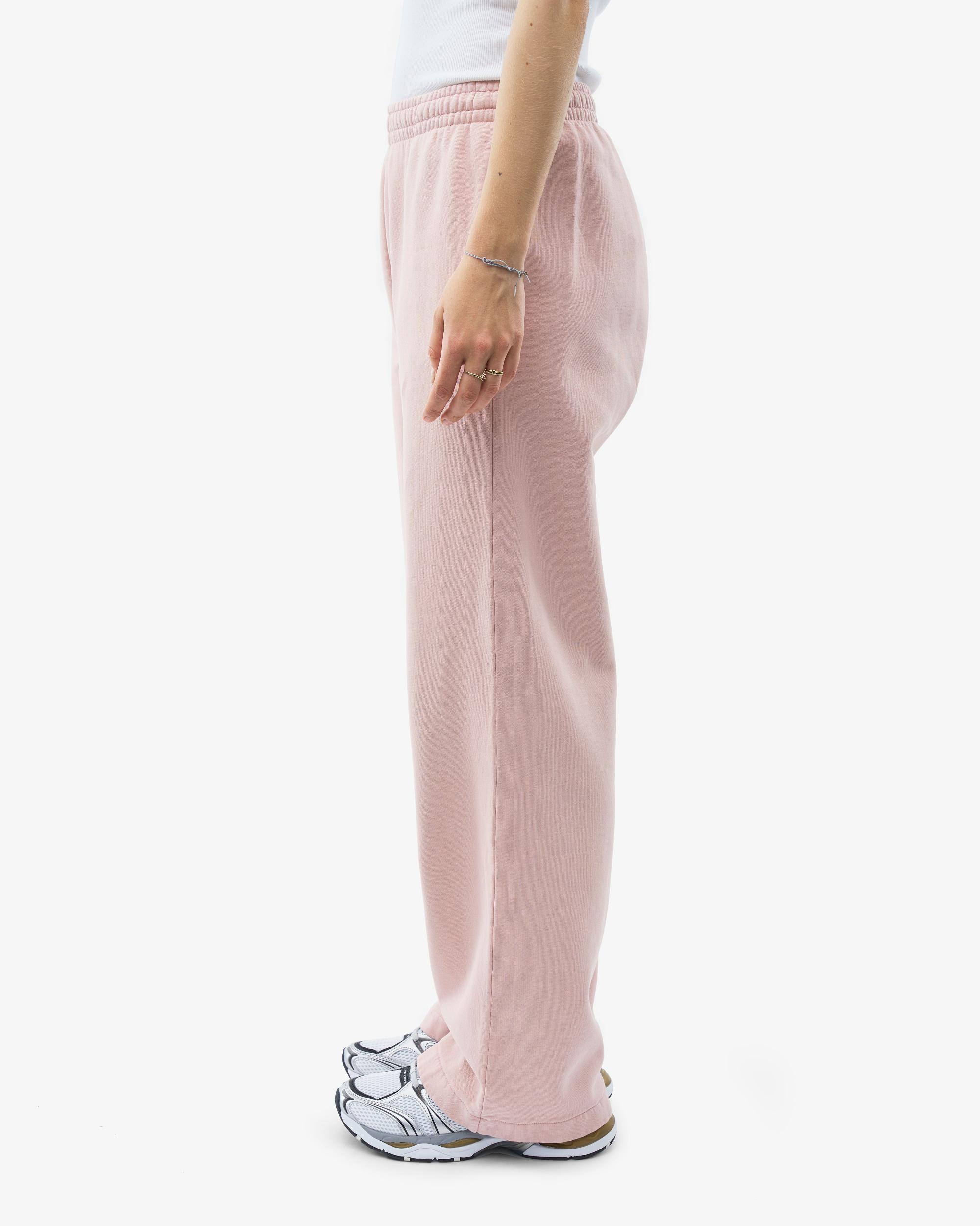 Organic Straight Leg Sweatpants - Faded Pink Product Image