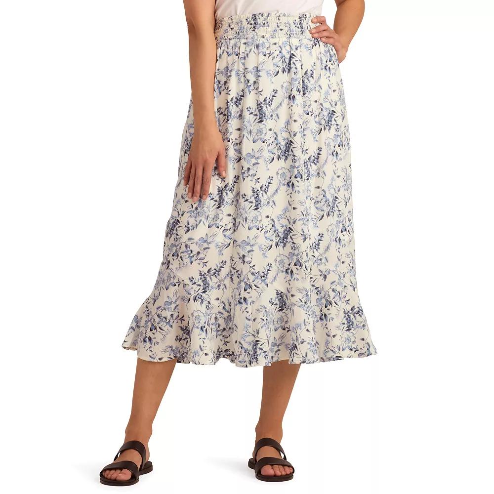 Womens AB Studio Pull-On Elastic Waist Skirt Product Image