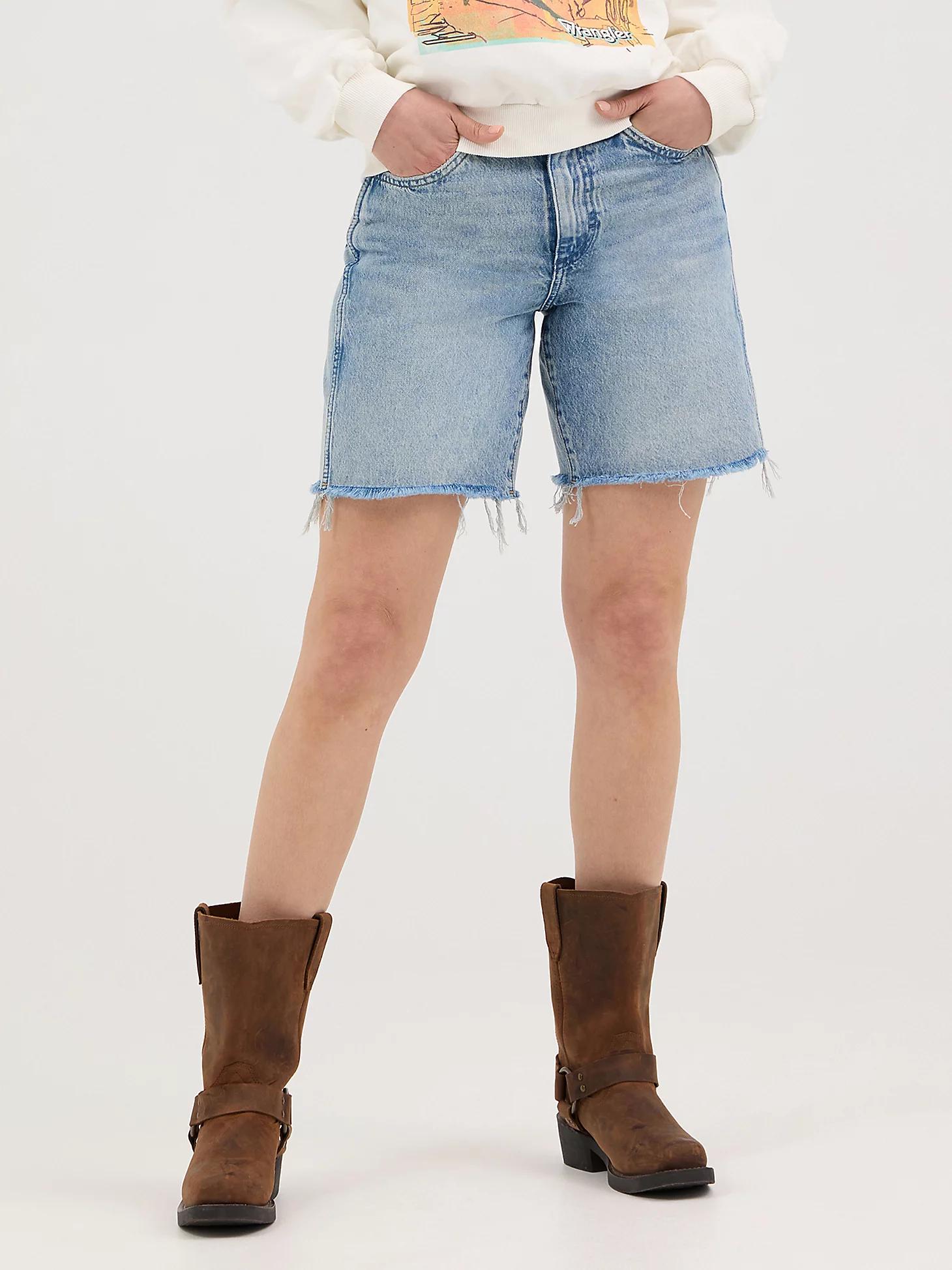 Women's Cowboy Longline Short in Stuntman Product Image