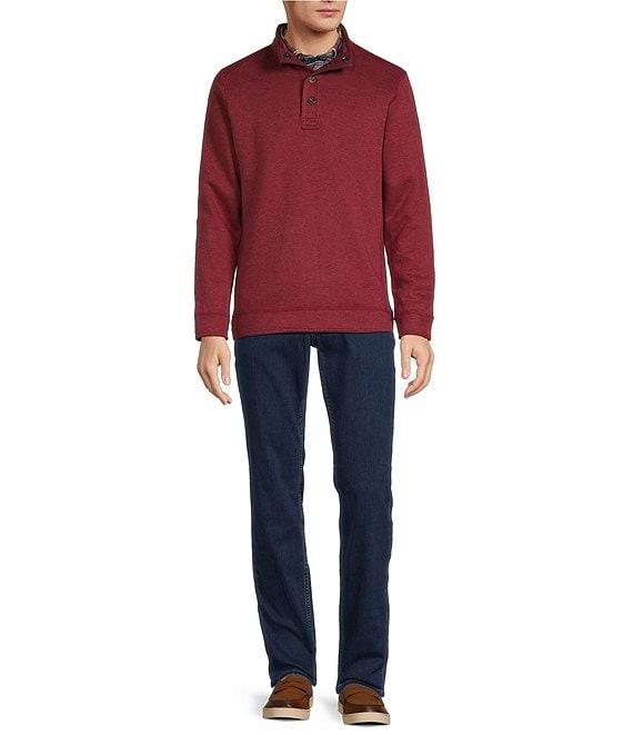 Tommy Bahama New Flip Coast Long Sleeve Mock Neck Pullover Product Image