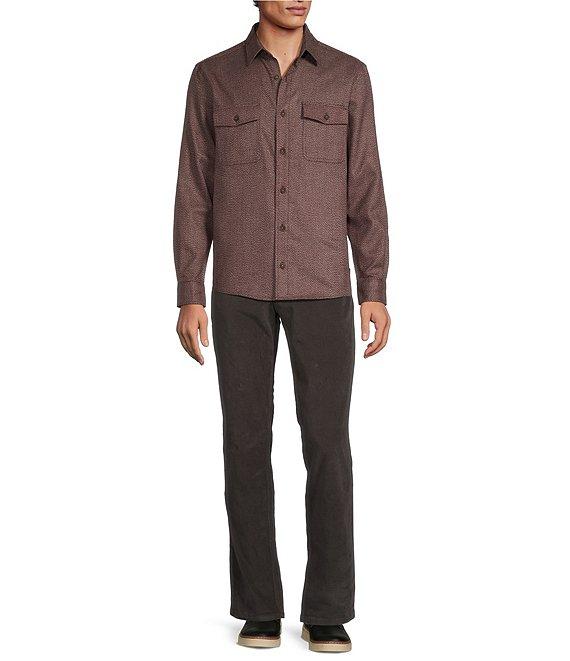 Rowm Long Sleeve 2 Pocket Jaspe Textured Button-Down Sport Shirt Product Image