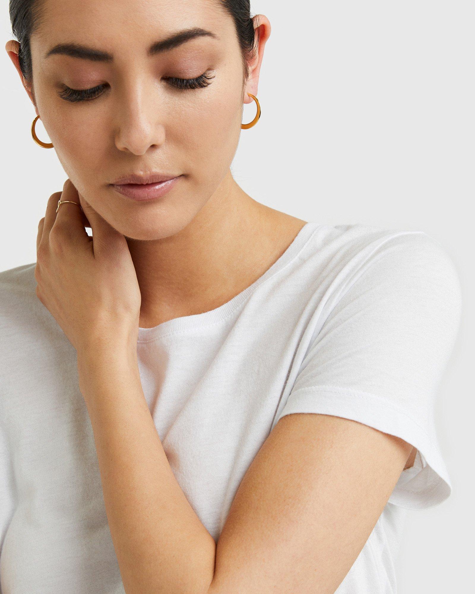 Quince | Women's Dress Up Hoop Earrings Earrings Product Image