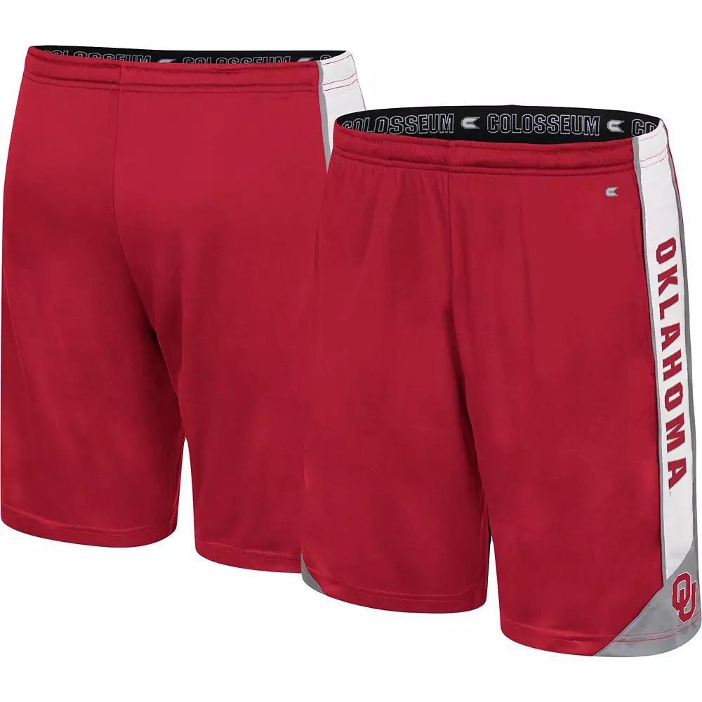 Men's Colosseum Crimson Oklahoma Sooners Haller Shorts,  Product Image