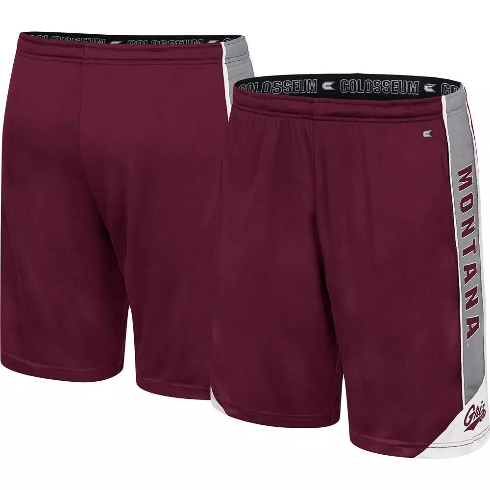 Men's Colosseum Maroon Montana Grizzlies Haller Shorts, Size: Medium, Mon Red Product Image
