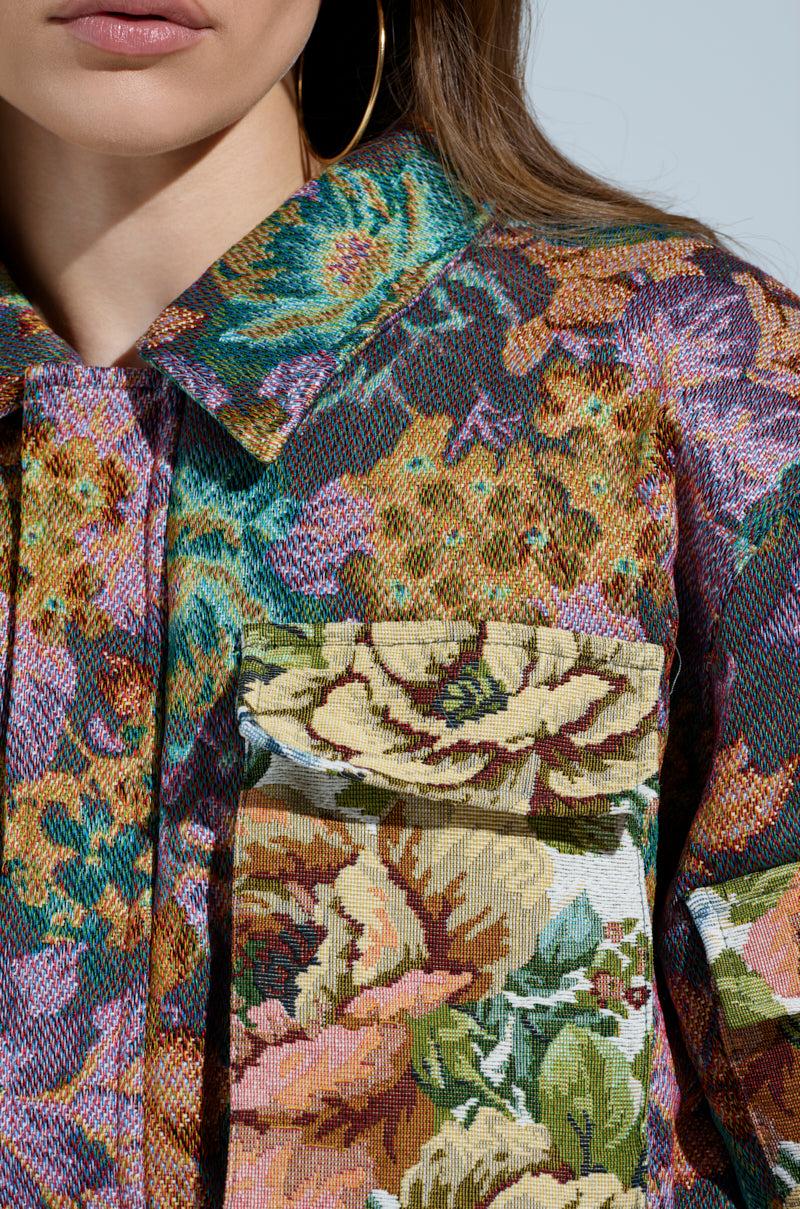 LOGAN SQUARE JACQUARD BOMBER Product Image