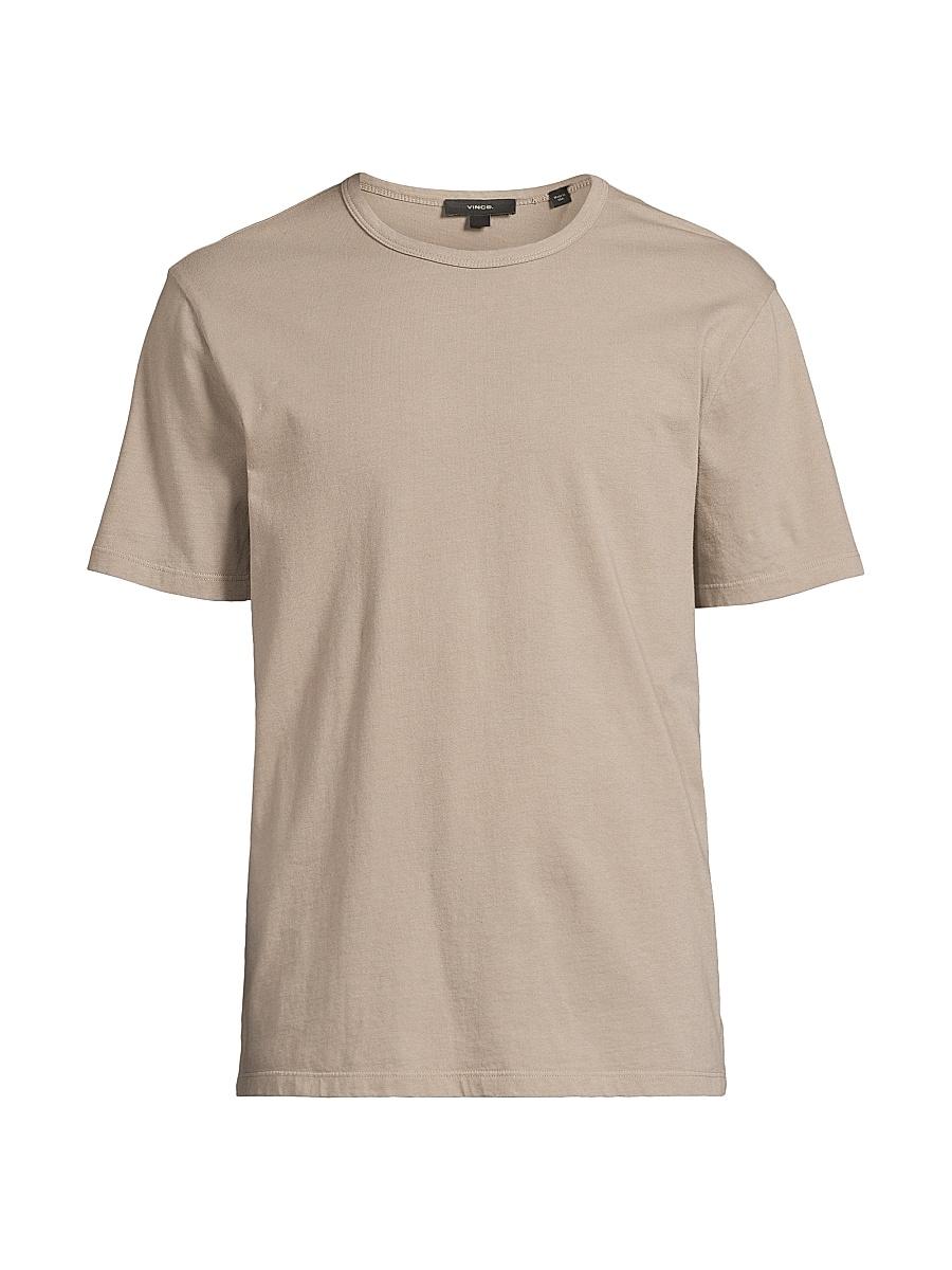 Mens Garment Dye Cotton T-Shirt Vince Product Image