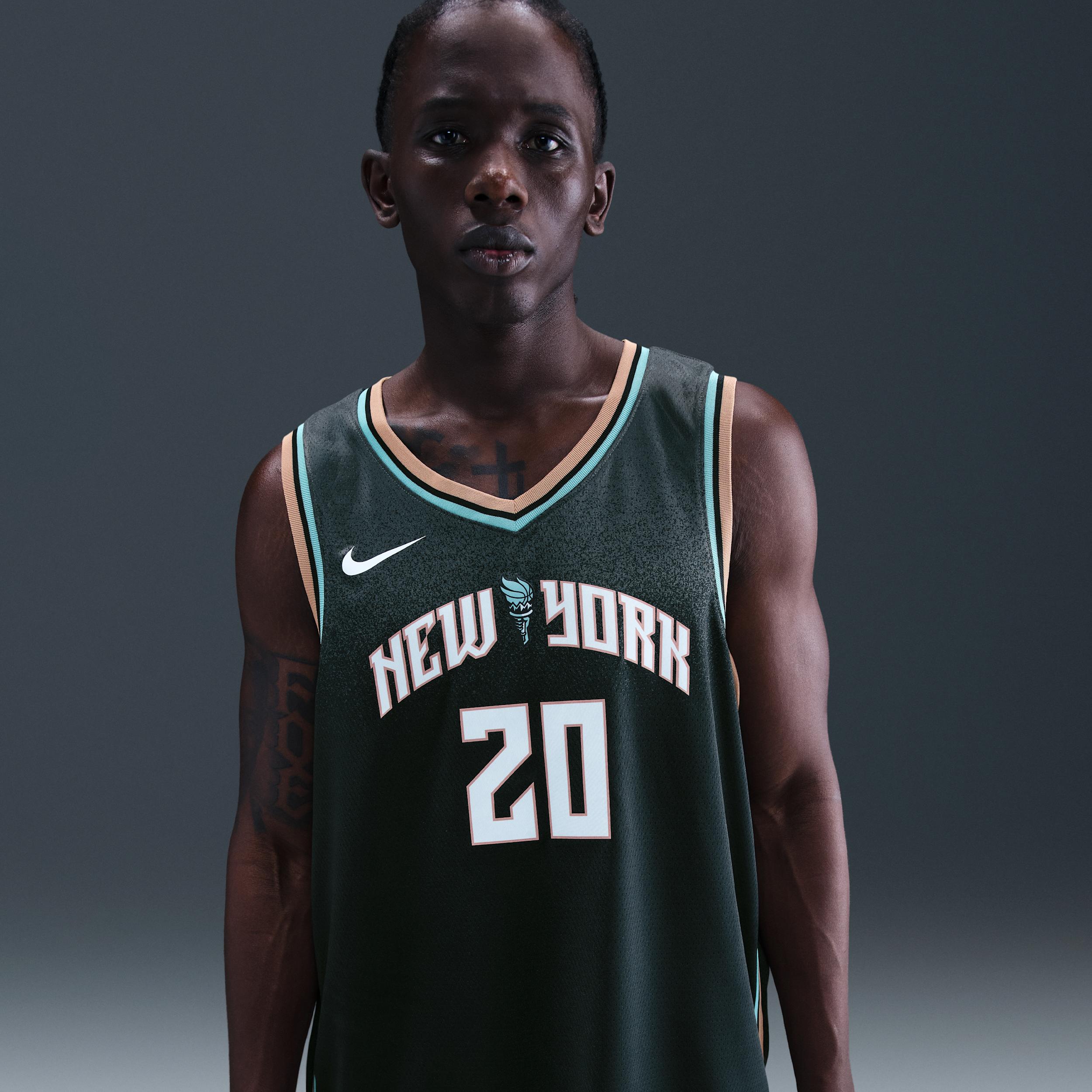 Sabrina Ionescu Liberty Explorer Edition Nike Womens Dri-FIT WNBA Victory Jersey | DJ4573-010 Product Image