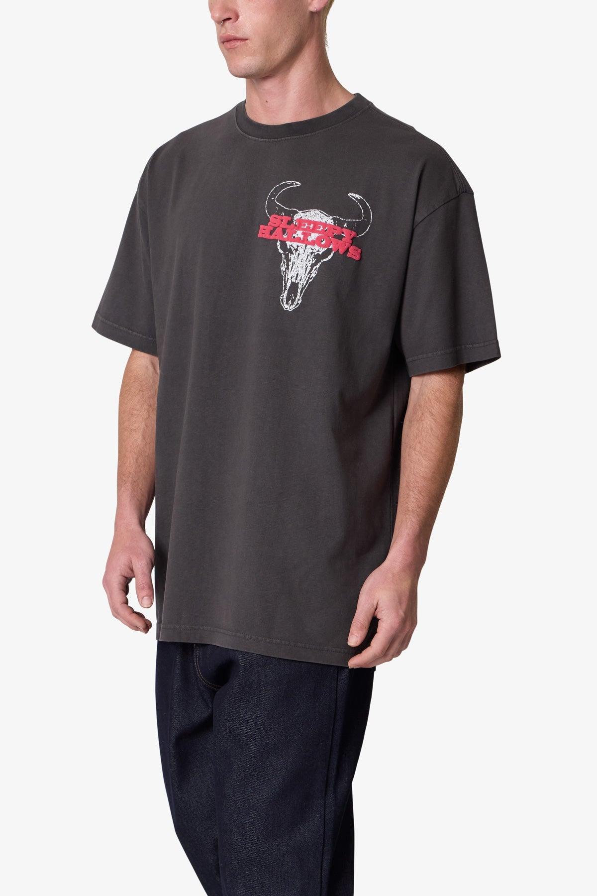 Bullskull Tee - Washed Black Product Image