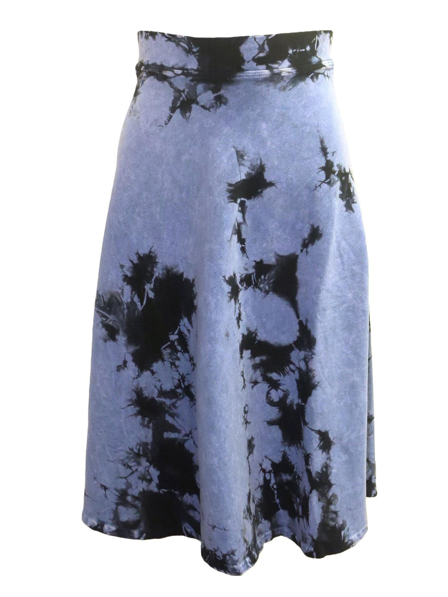 Hard Tail Easy Flare Knee Skirt W-646 Product Image