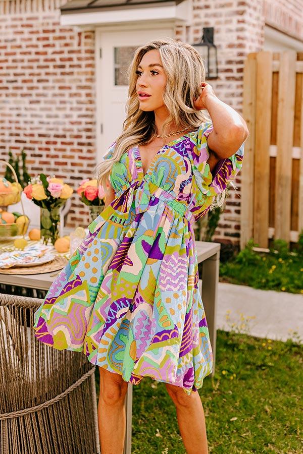 Coconut Cove Babydoll Mini Dress Product Image