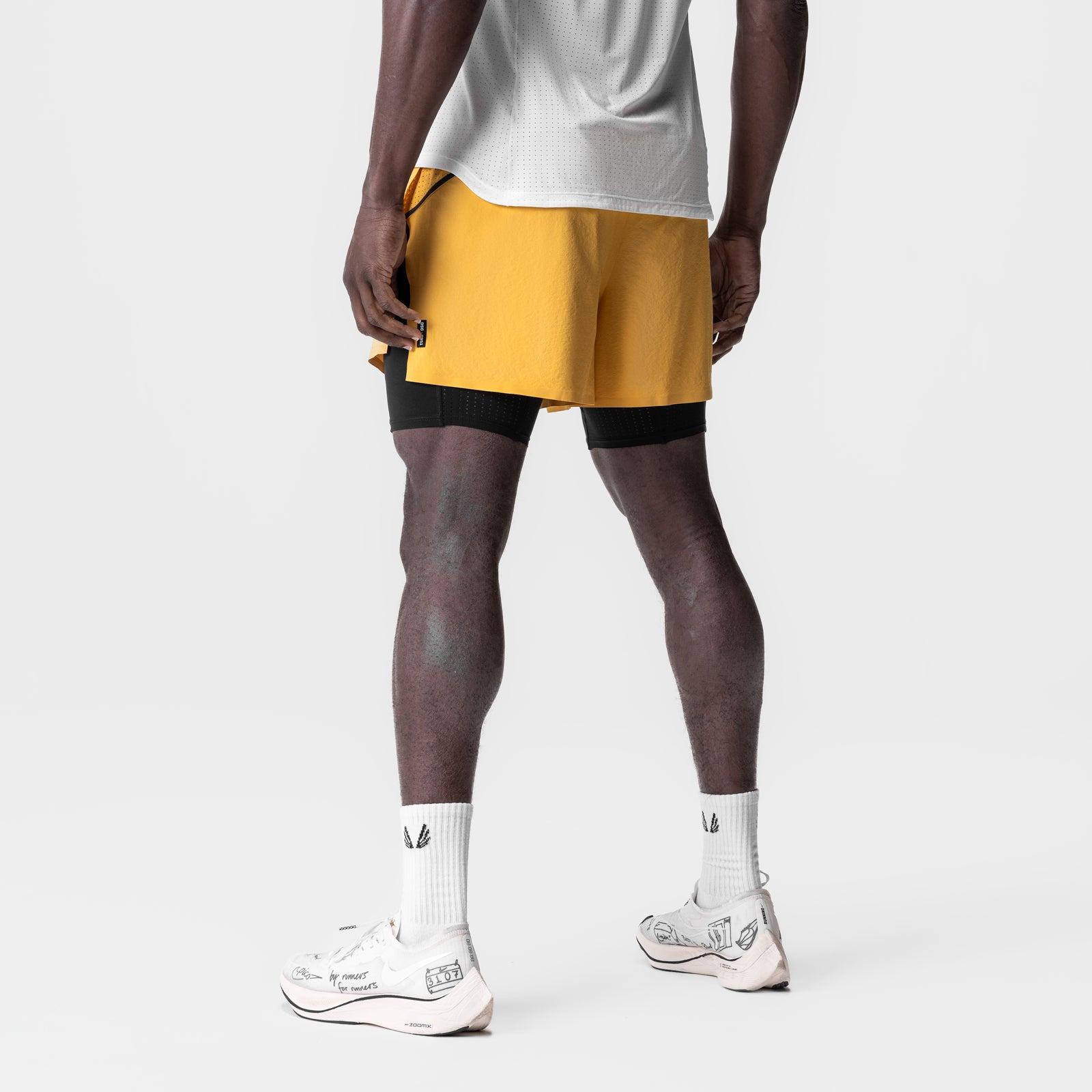 0951. Aerotex™ 4" High Split Liner Short - Amber Male Product Image