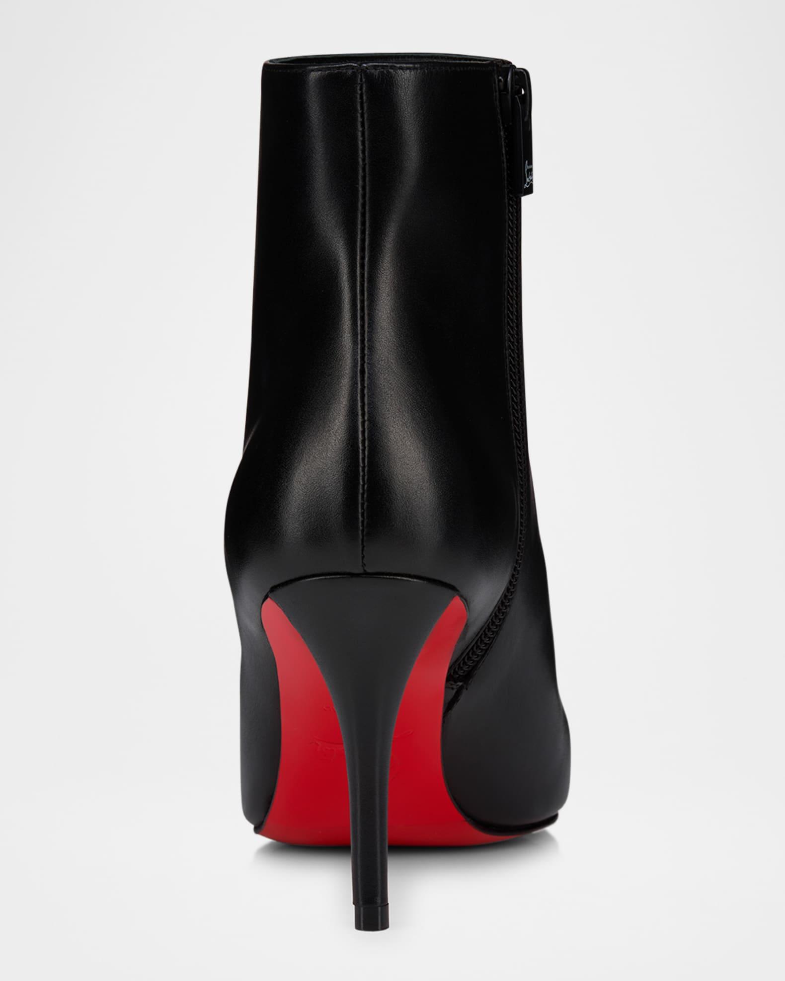 Miss Z Leather Red Sole Booties Product Image