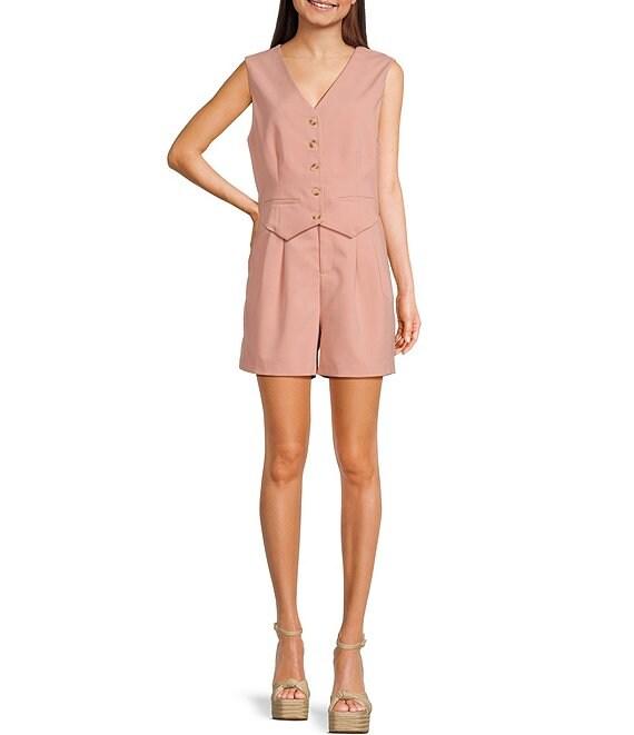 Sadie & Sage Seasons Bloom Solid Pleated Coordinating Shorts Product Image