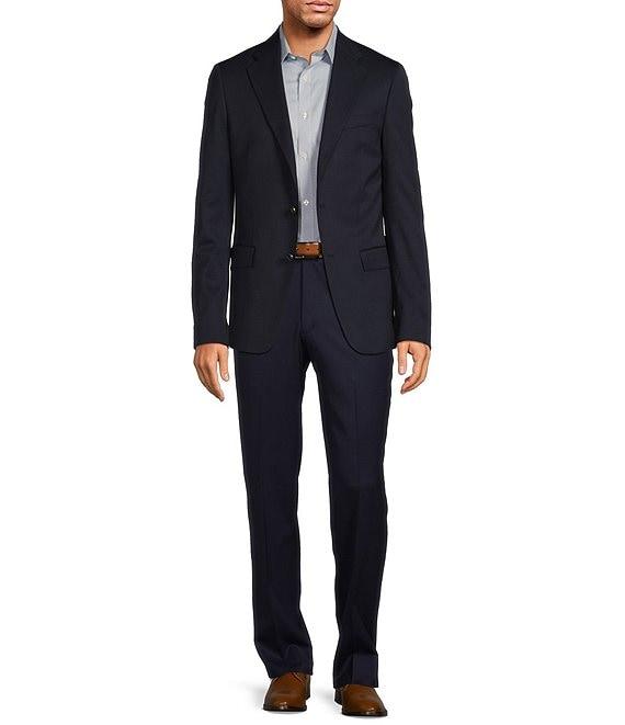 Hart Schaffner Marx Modern Fit Solid Navy Wool Blend Sportcoat Product Image
